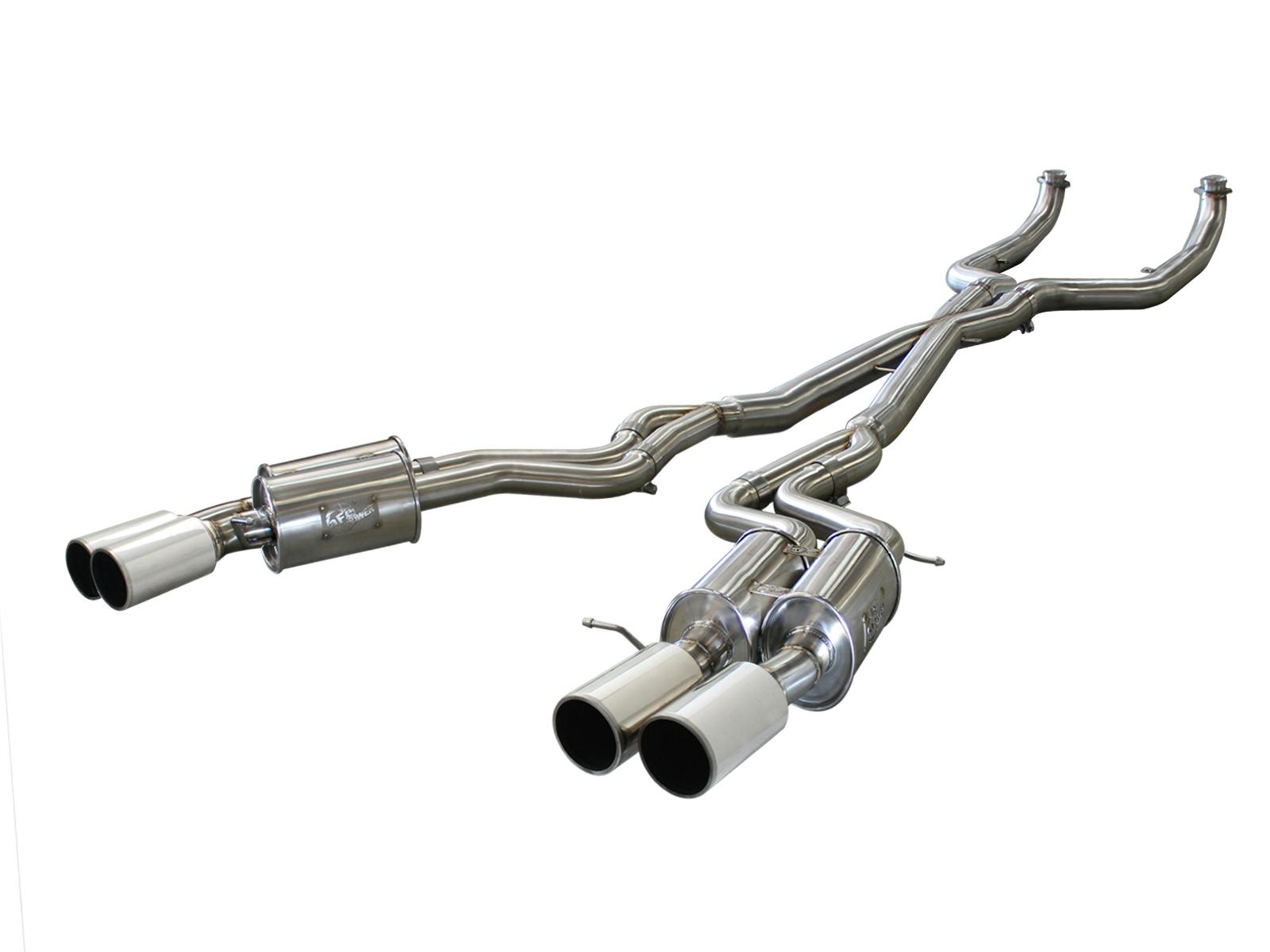 AFE 49-36317-P MACH Force-Xp 3 IN 304 Stainless Steel Cat-Back Exhaust System w/Polished Tip