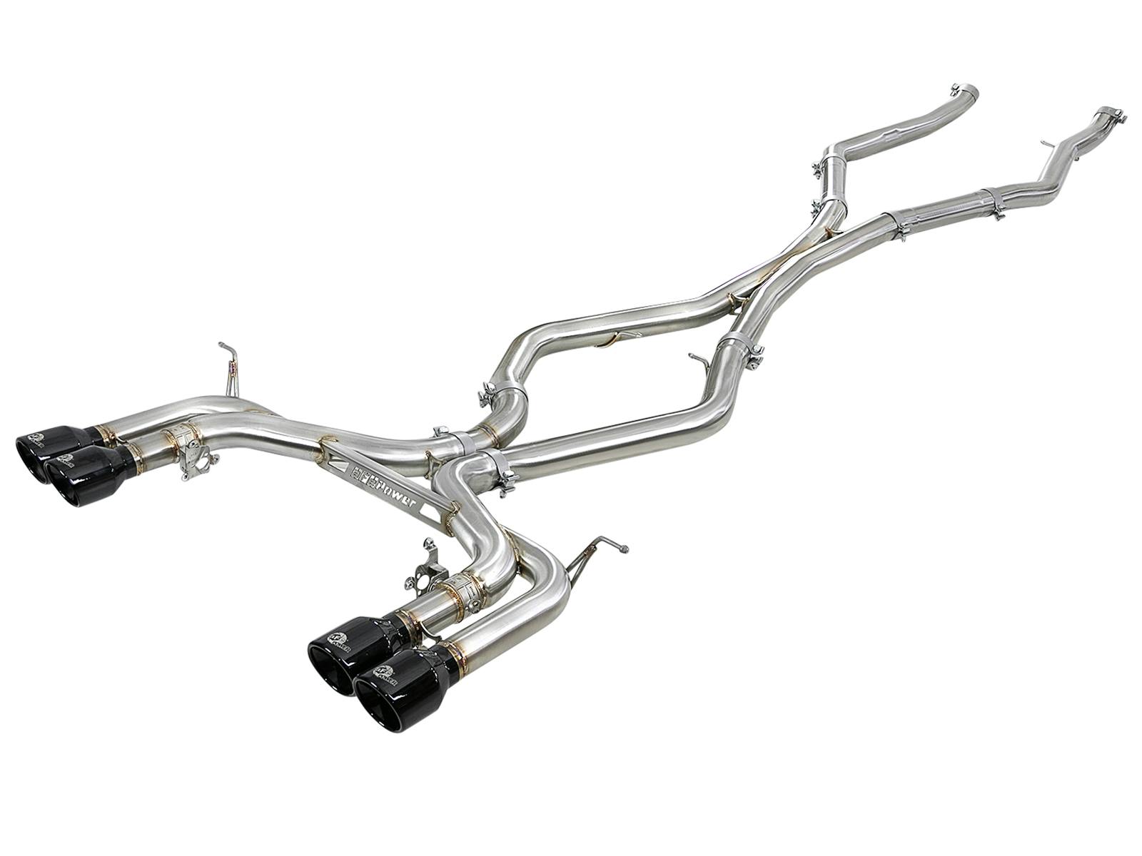 AFE 49-36342-B MACH Force-XP 3-1/2 IN 304 Stainless Steel Cat-Back Exhaust w/ Black Tip