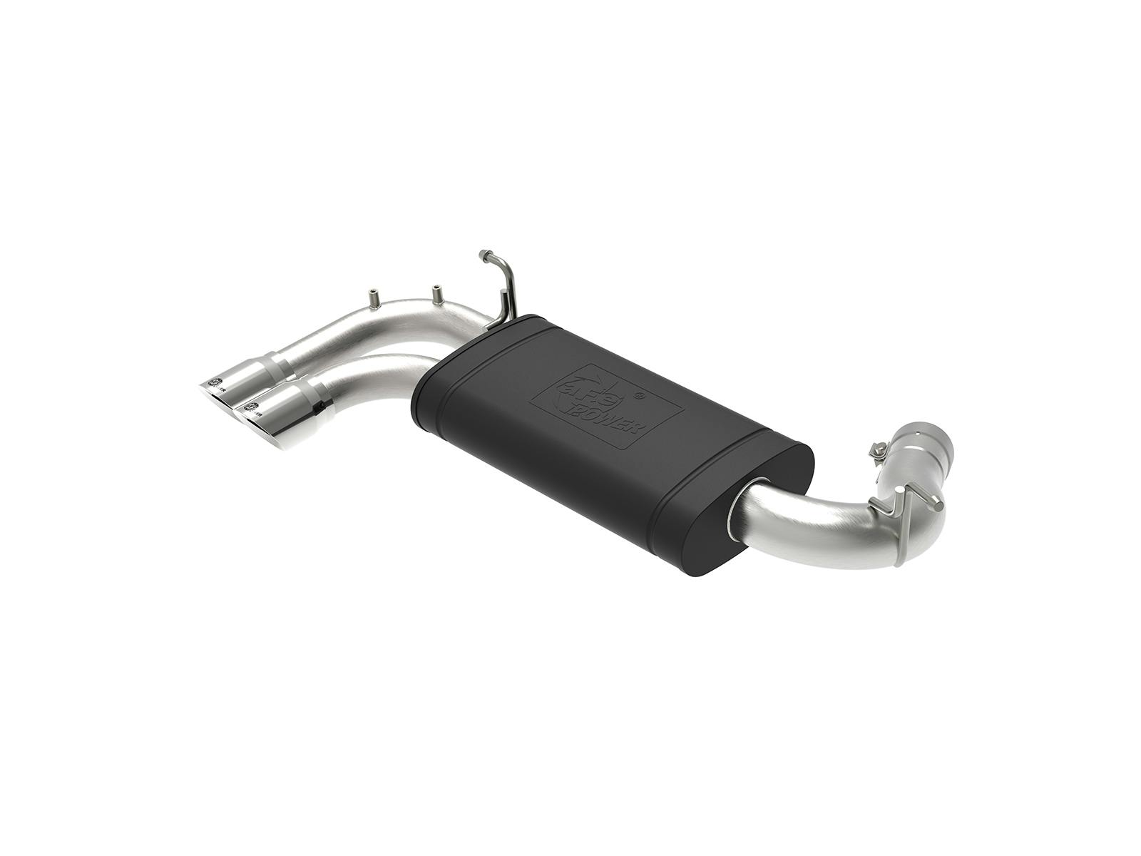 AFE 49-36346-P MACH Force-XP 2-1/2 IN 304 Stainless Steel Axle-Back Exhaust w/ Polished Tips