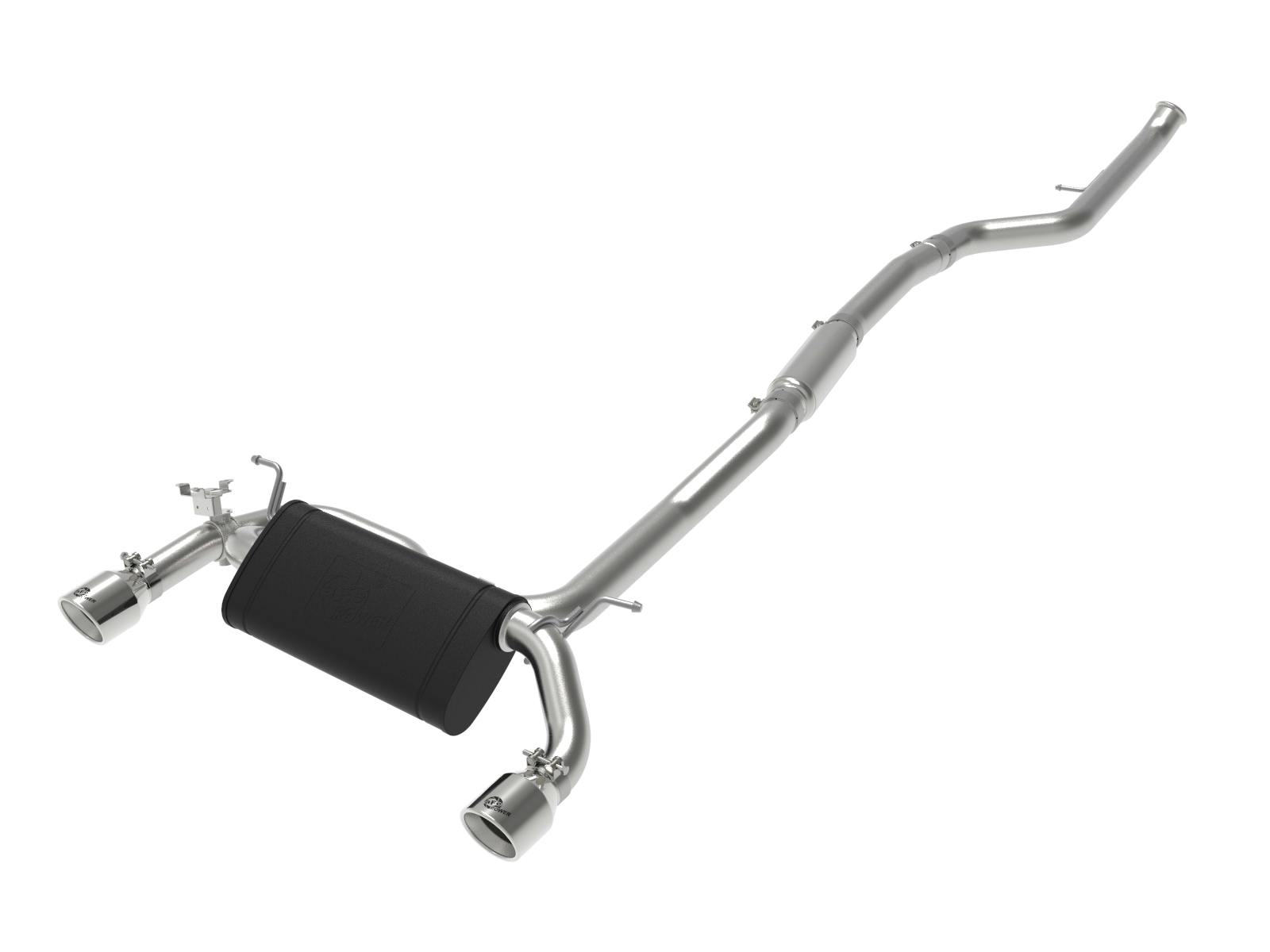 AFE 49-36347-P MACH Force-XP 3 IN to 2-1/2 IN 304 Stainless Steel Cat-Back Exhaust Polished
