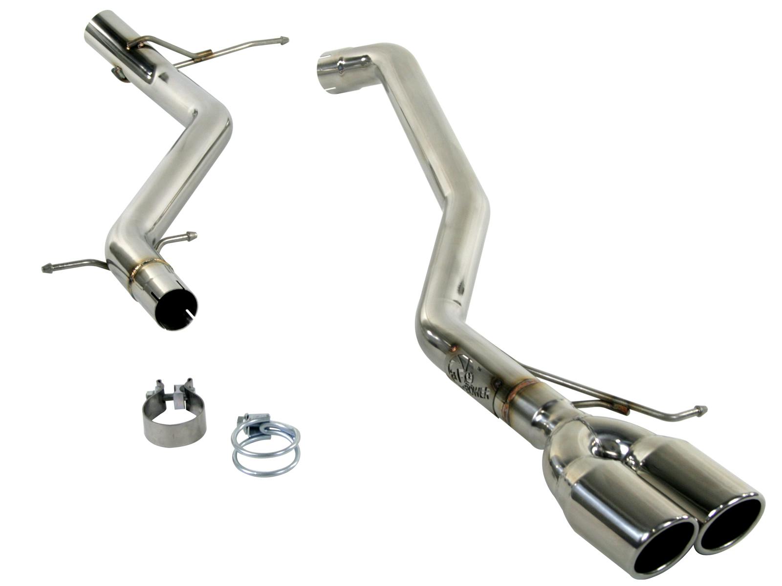 AFE 49-36401 MACH Force-Xp 2-1/2 in 304 Stainless Steel Cat-Back Exhaust w/Polished Tips