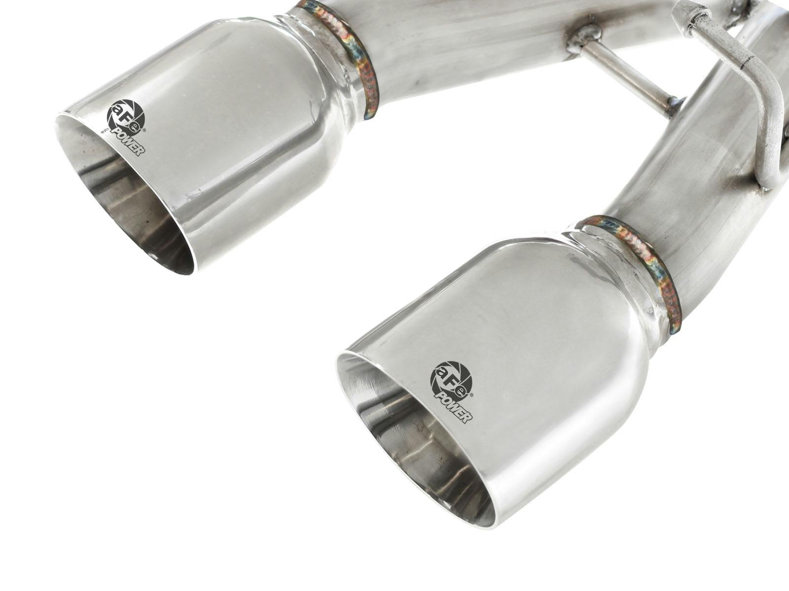 AFE 49-36408-P MACH Force-Xp 2-1/2 in 304 Stainless Steel Cat-Back Exhaust w/Polished Tip