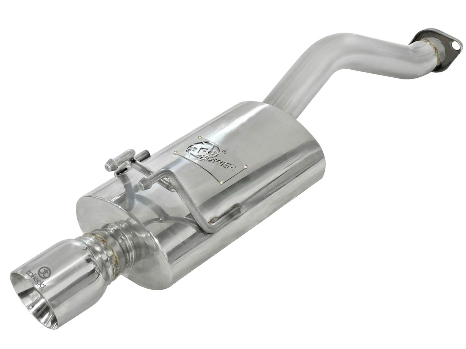 AFE 49-36606 Takeda 2-1/2 IN 304 Stainless Steel Axle-Back Exhaust System