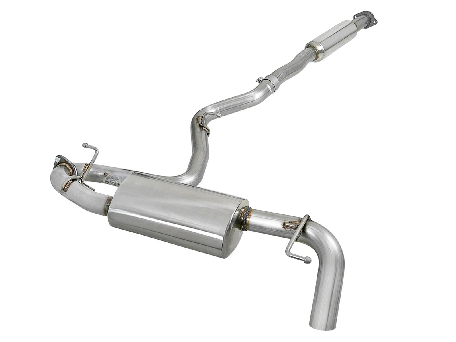 AFE 49-36803 Takeda 2-1/2 IN 304 Stainless Steel Cat-Back Exhaust System