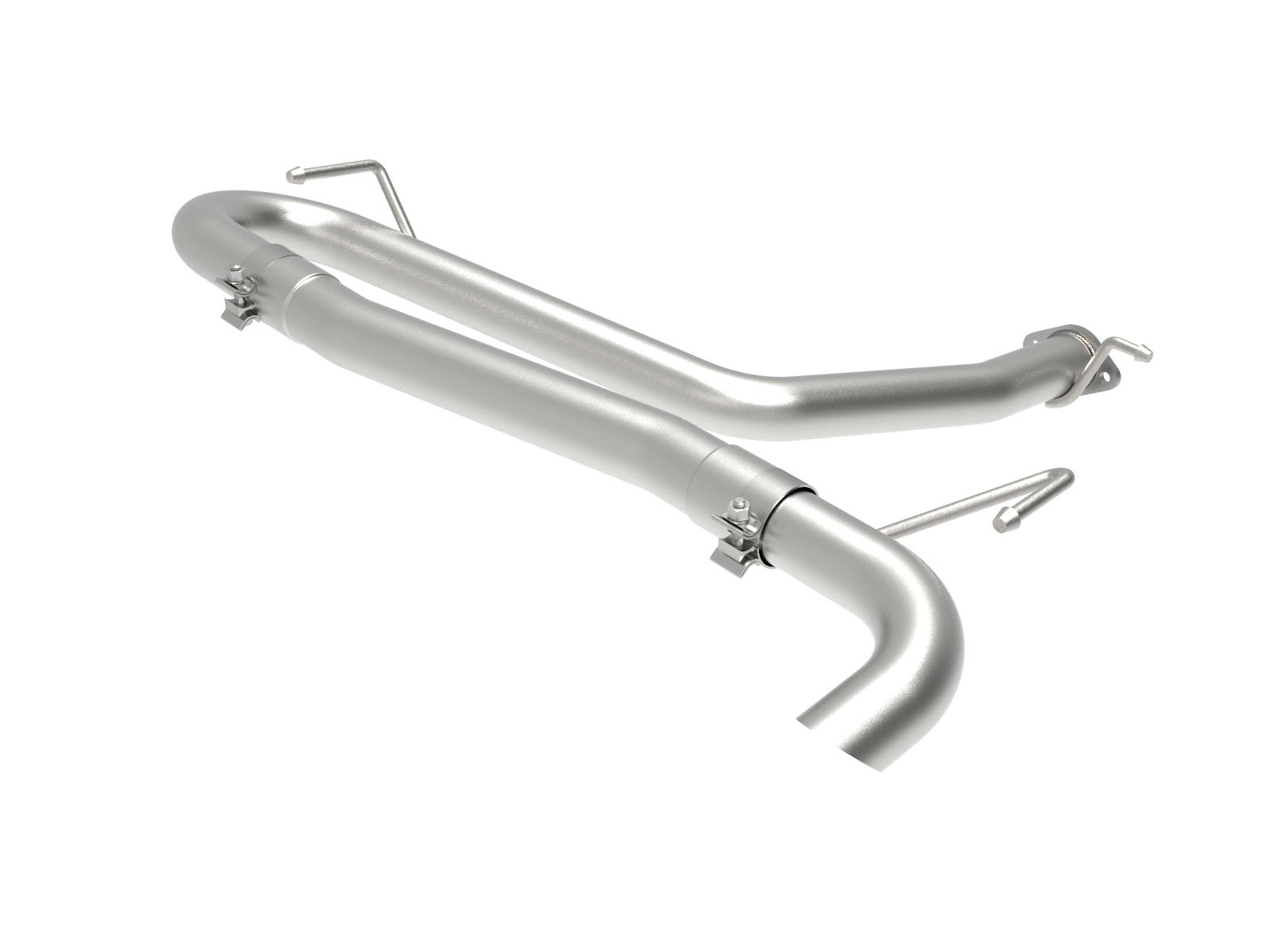 AFE 49-37017NM Takeda 2-1/2 IN 304 Stainless Steel Axle-Back Exhaust System w/o Muffler