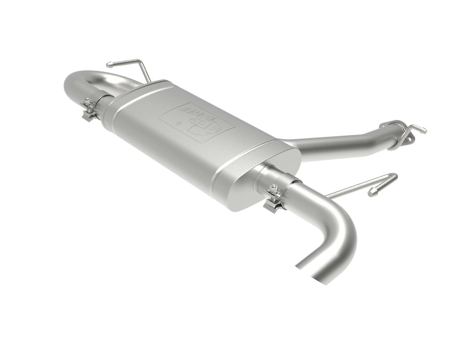 AFE 49-37017 Takeda 2-1/2 IN 304 Stainless Steel Axle-Back Exhaust System