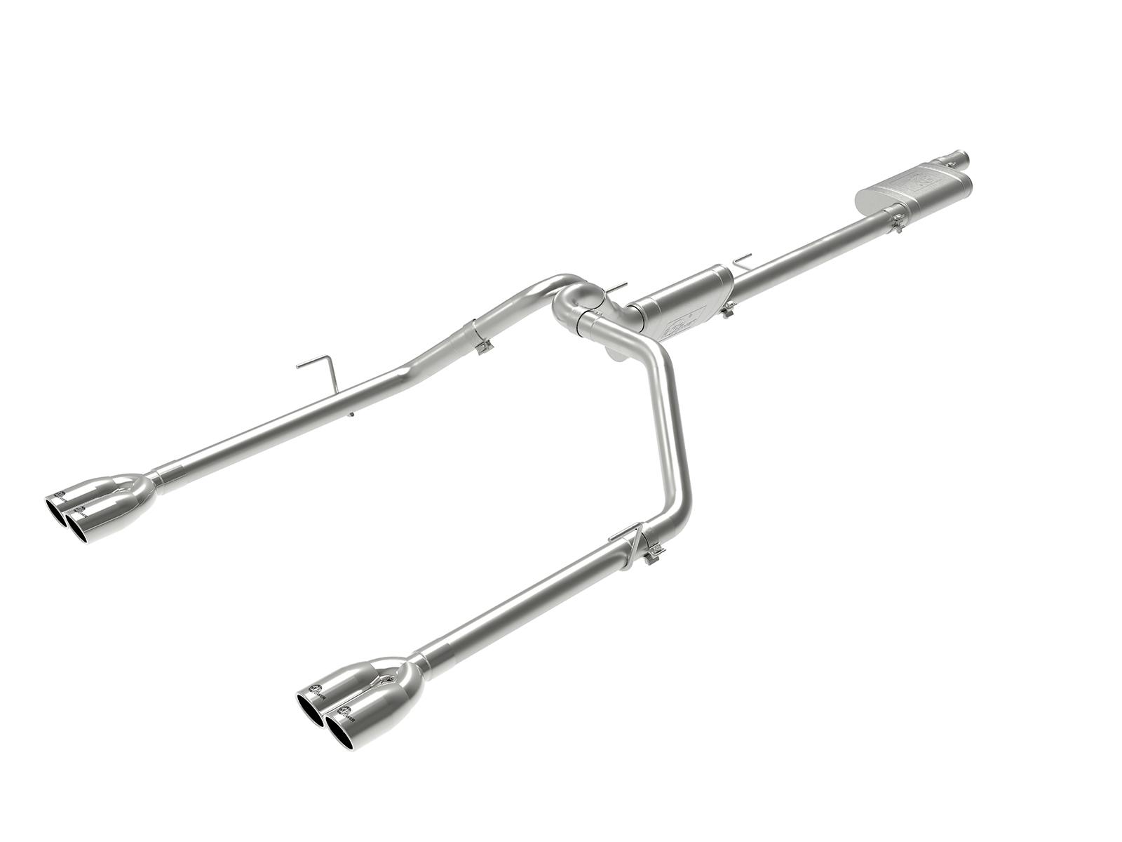 AFE 49-38084-P Vulcan Series 3 IN to 2-1/2 IN 304 Stainless Steel Cat-Back Exhaust Polished