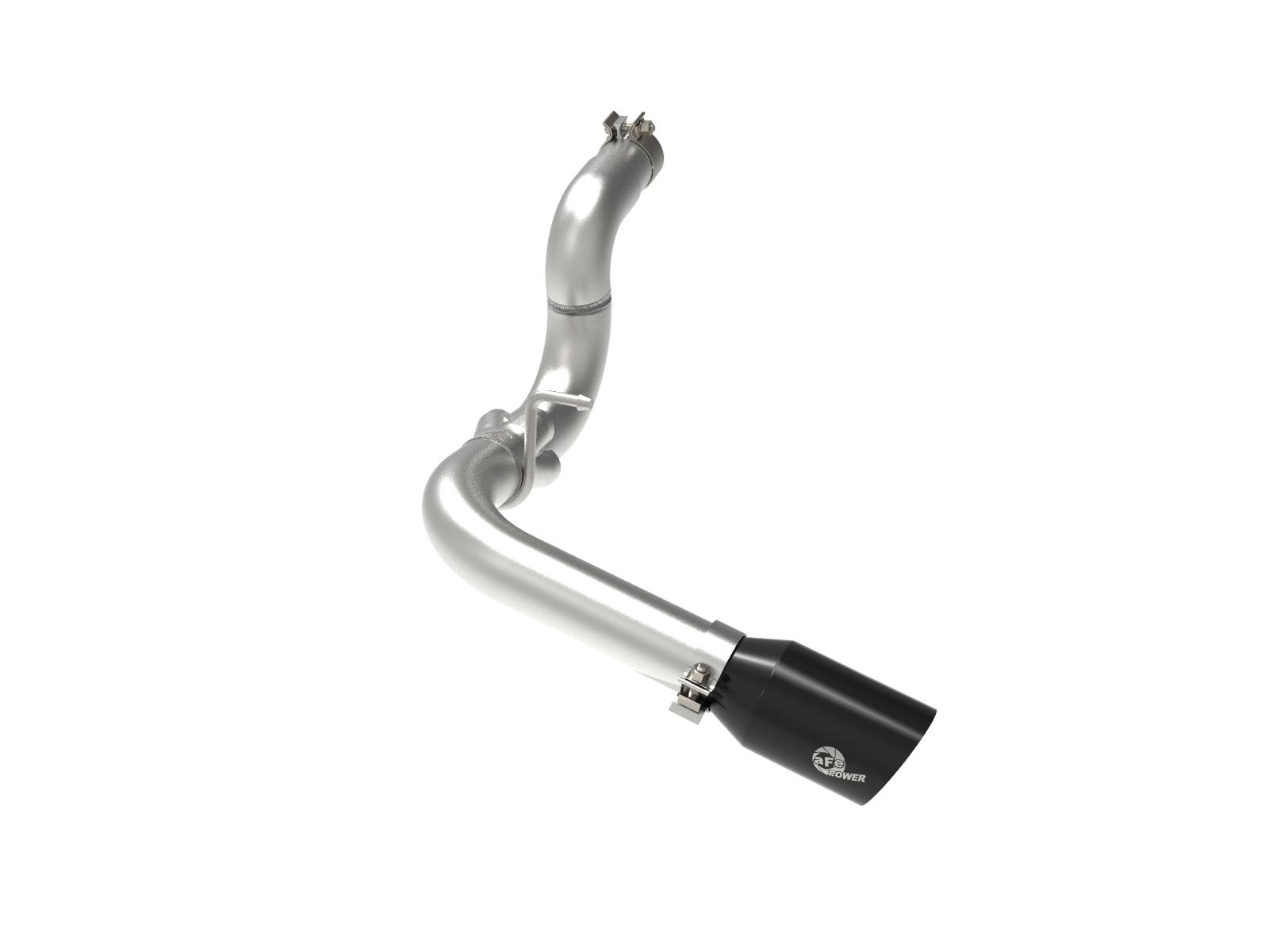 AFE 49-38092-B Large Bore-HD 3 IN 304 Stainless Steel DPF-Back Exhaust System w/Black Tip