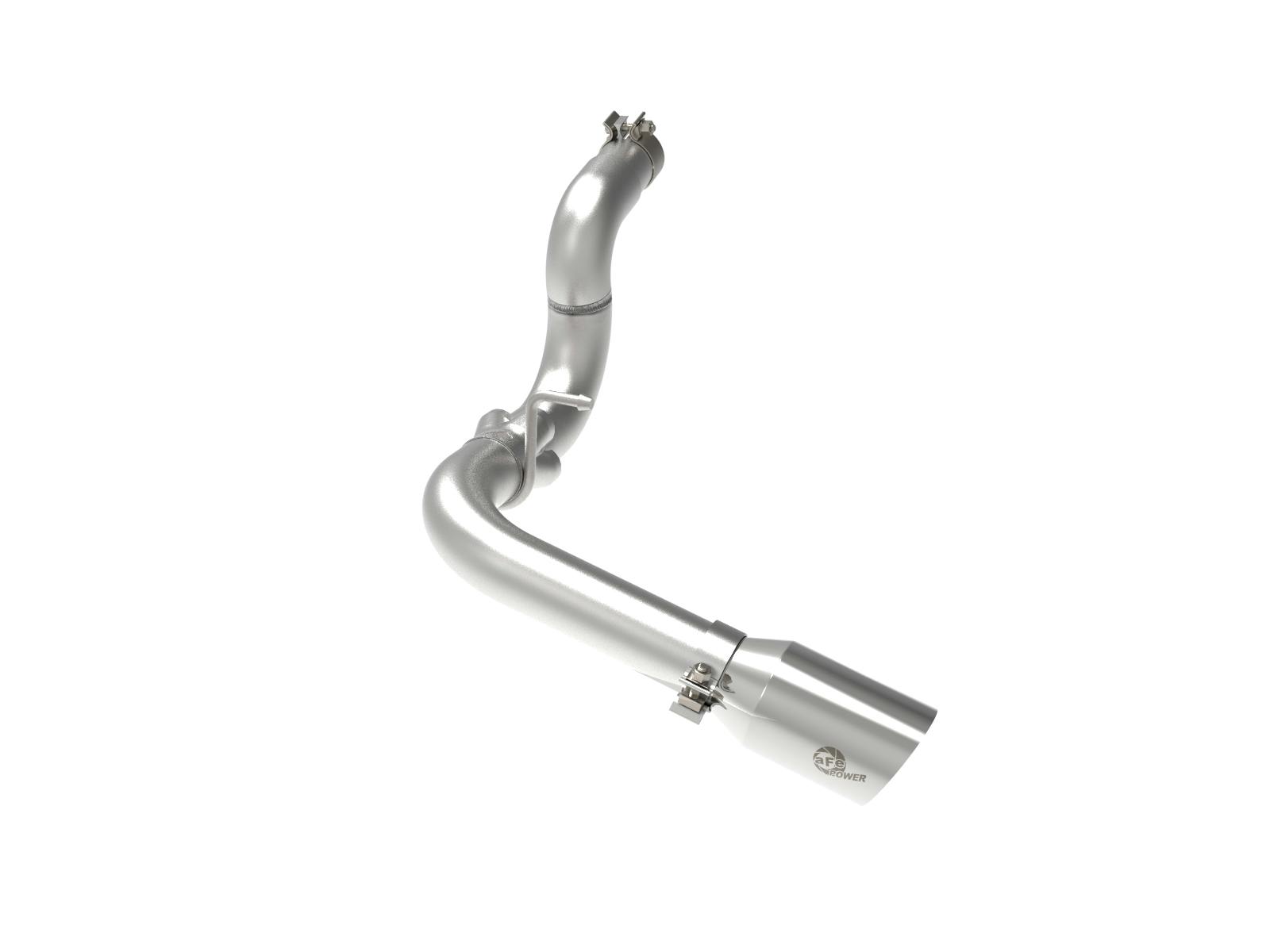 AFE 49-38092-P Large Bore-HD 3 IN 304 Stainless Steel DPF-Back Exhaust System w/Polished Tip