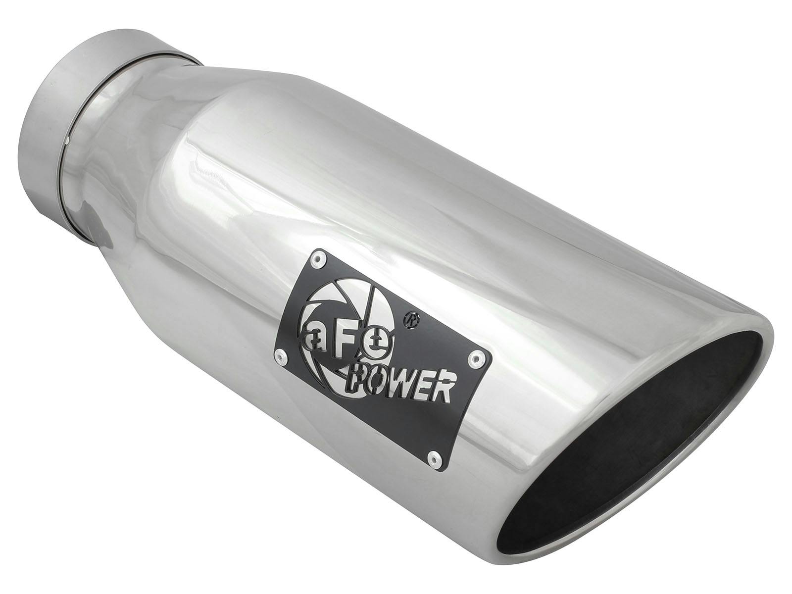 AFE 49T40601-P15 MACH Force-Xp 304 Stainless Steel Clamp-on Exhaust Tip Polished