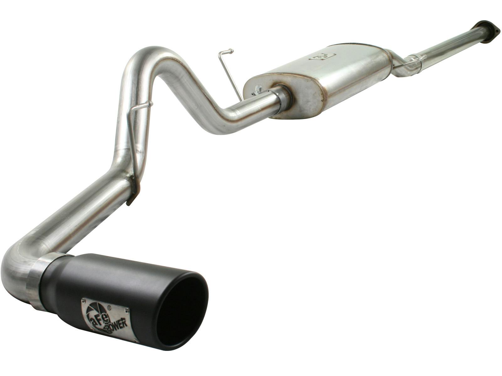AFE 49-43015-B MACH Force-Xp 3 IN 409 Stainless Steel Cat-Back Exhaust System w/Black Tip