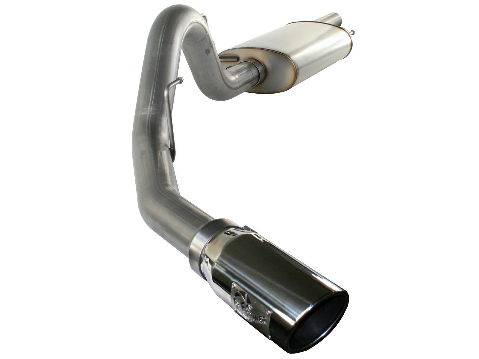 AFE 49-43037-P MACH Force-Xp 3-1/2in 409 Stainless Steel Cat-Back Exhaust System w/Polished T
