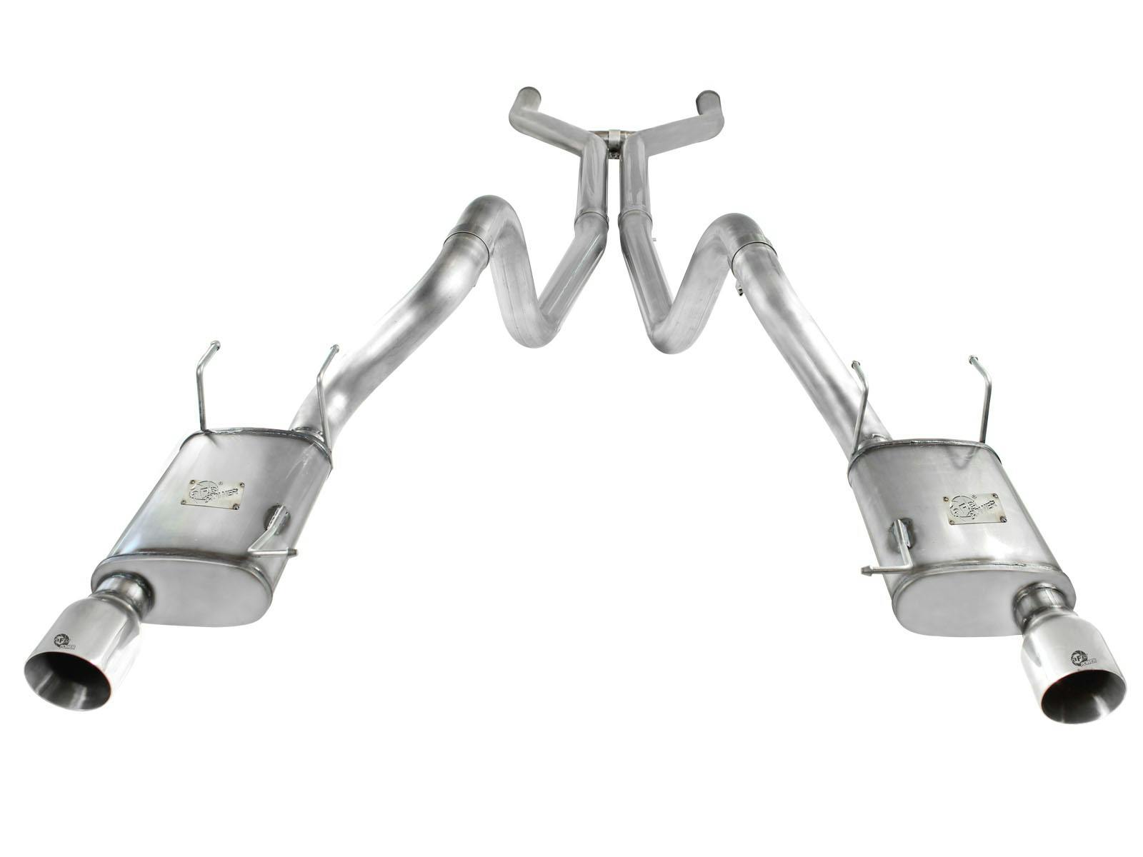 AFE 49-43049-P MACH Force-Xp 3 IN 409 Stainless Steel Cat-Back Exhaust System w/Polished Tip