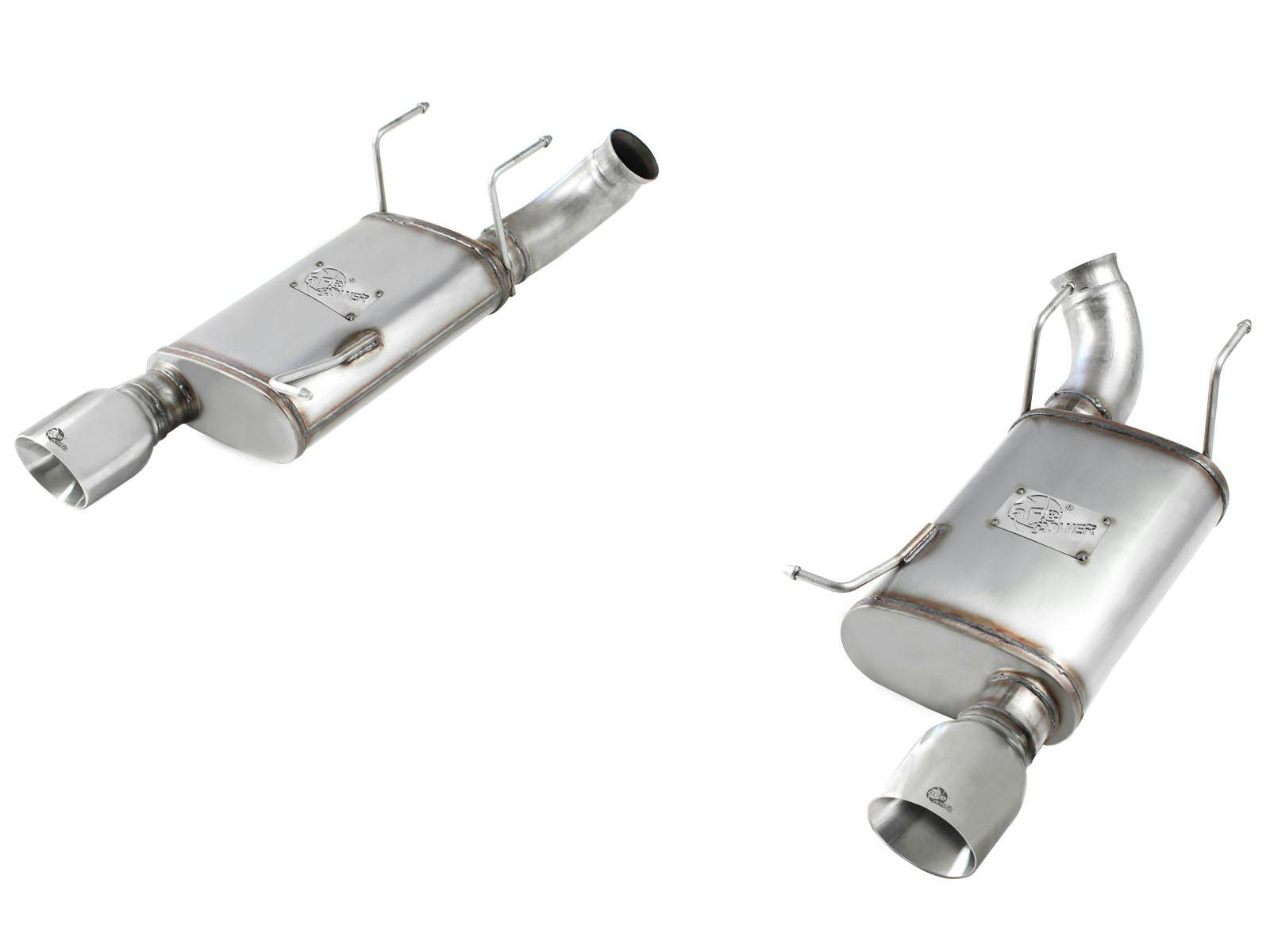 AFE 49-43052-P MACH Force-Xp 3 IN 409 Stainless Steel Axle-Back Exhaust System w/Polished Tip