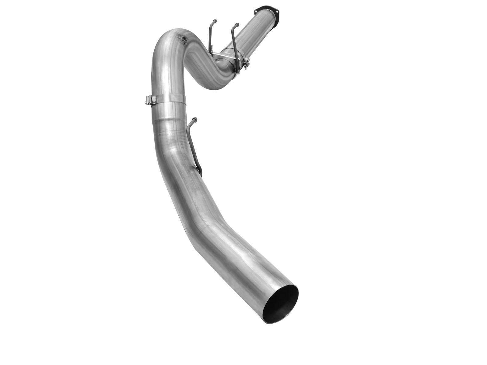 AFE 49-43064 Large Bore-HD 5 IN 409 Stainless Steel DPF-Back Exhaust System