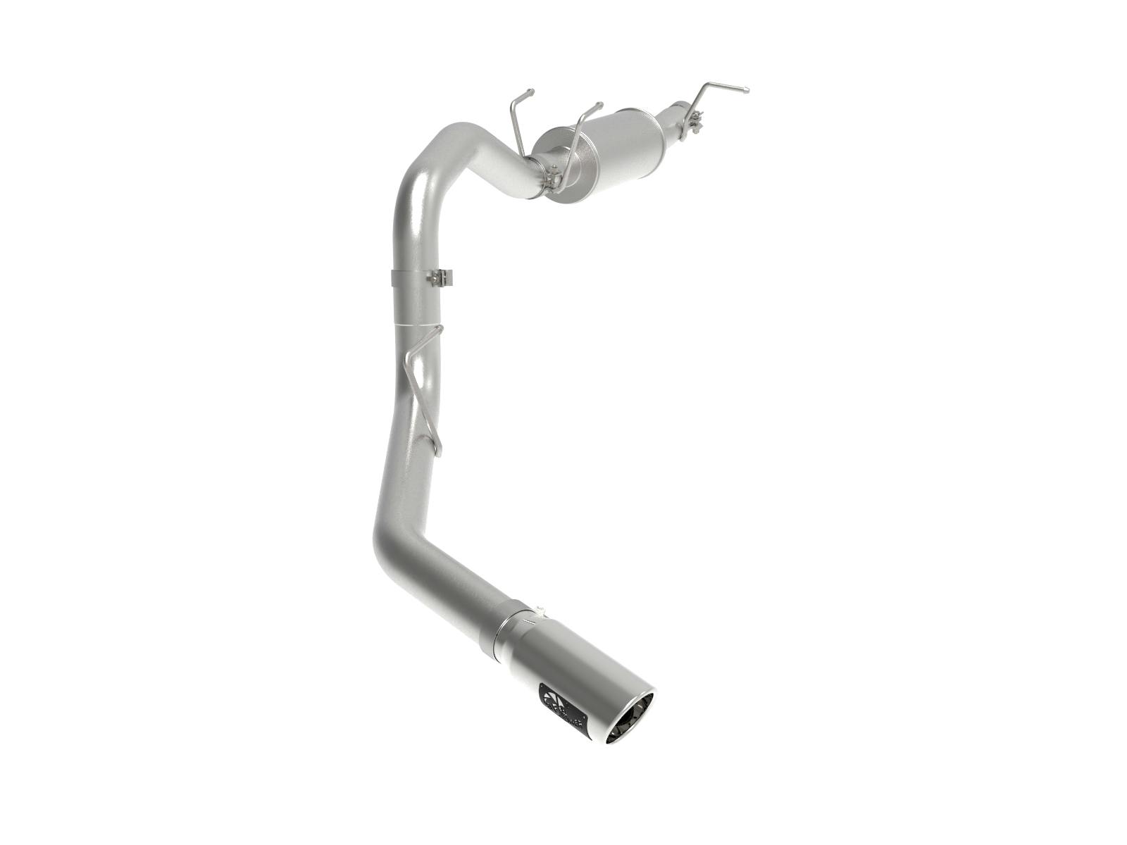AFE 49-43116-P Apollo GT Series 3-1/2 IN Stainless Steel Axle-Back Exhaust System w/ Polish T