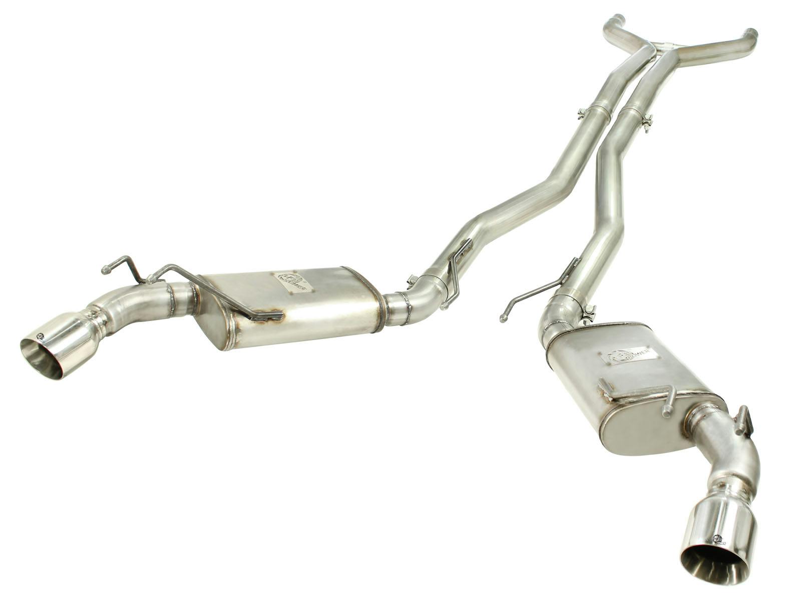 AFE 49-44039-P MACH Force-Xp 3 IN 409 Stainless Steel Cat-Back Exhaust System w/Polished Tip