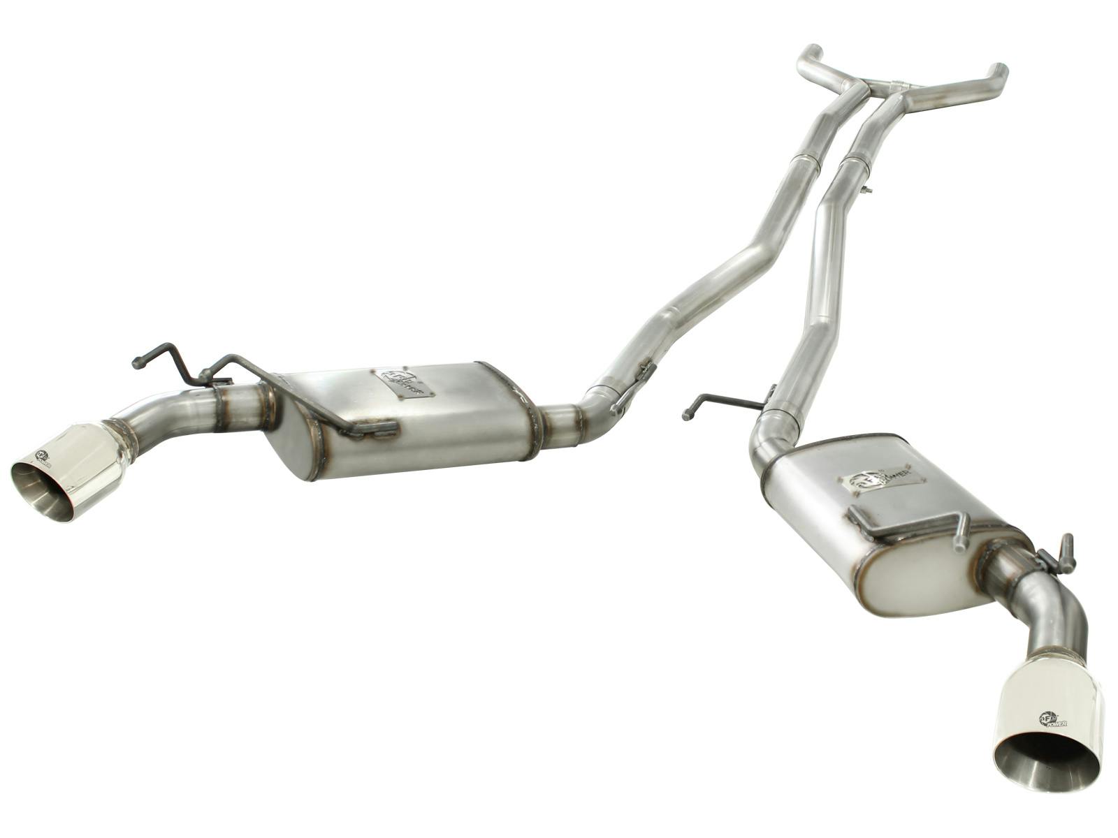 AFE 49-44042-P MACH Force-Xp 2-1/2in 409 Stainless Steel Cat-Back Exhaust System w/Polished T