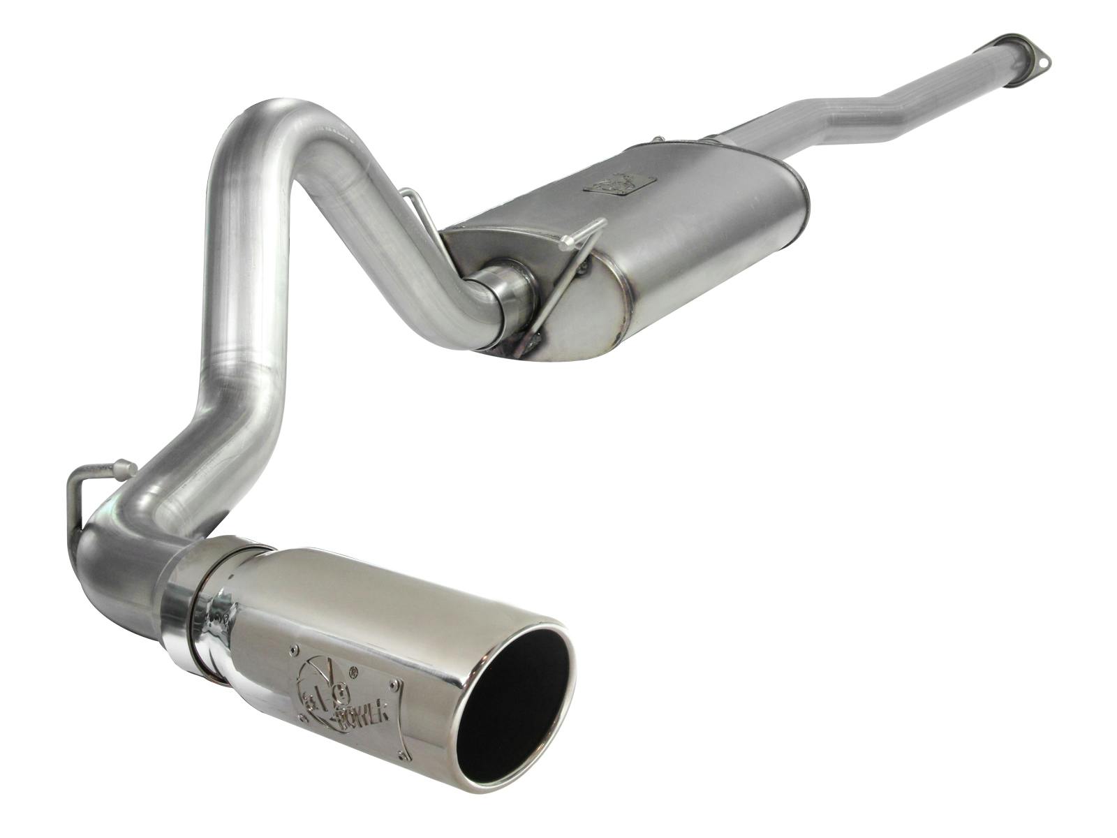 AFE 49-46001-1P MACH Force-Xp 3 IN 409 Stainless Steel Cat-Back Exhaust System w/Polished Tip