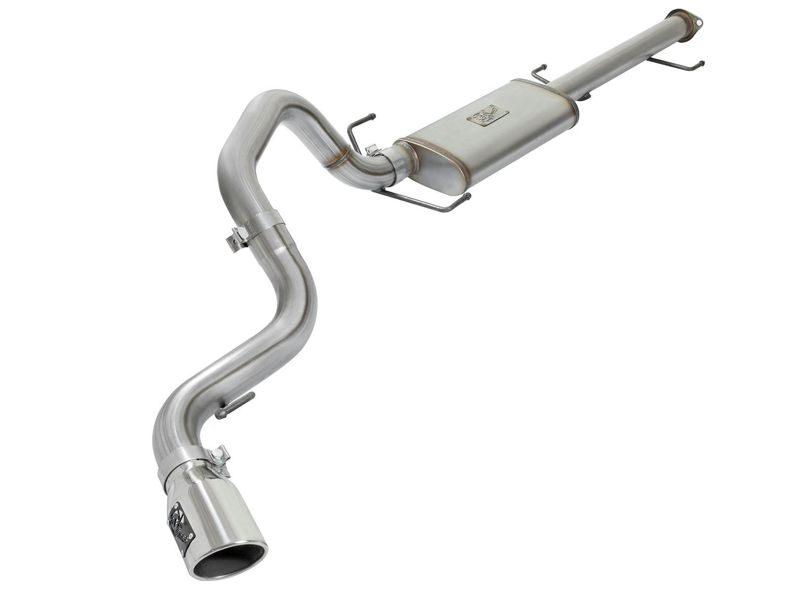 AFE 49-46003-1P MACH Force-Xp 3 IN 409 Stainless Steel Cat-Back Exhaust System w/Polished Tip