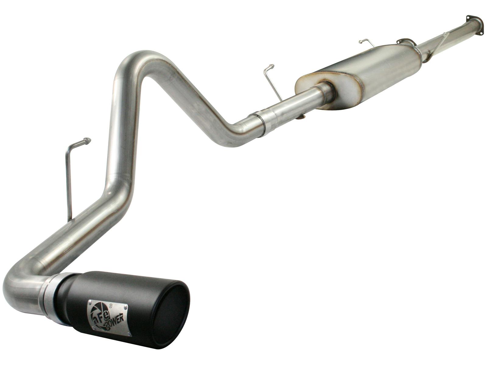 AFE 49-46008-B MACH Force-Xp 3 IN 409 Stainless Steel Cat-Back Exhaust System w/Black Tip