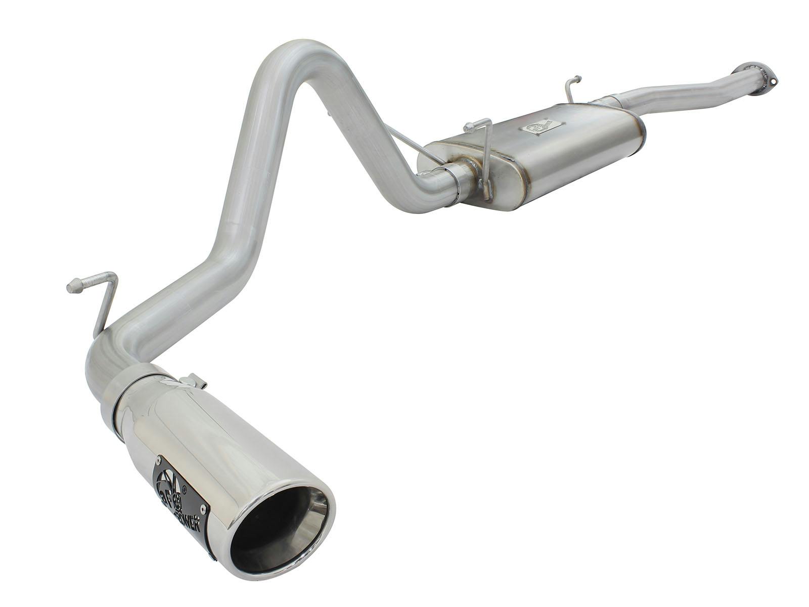AFE 49-46024-P MACH Force-Xp 2-1/2in 409 Stainless Steel Cat-Back Exhaust System w/Polished T