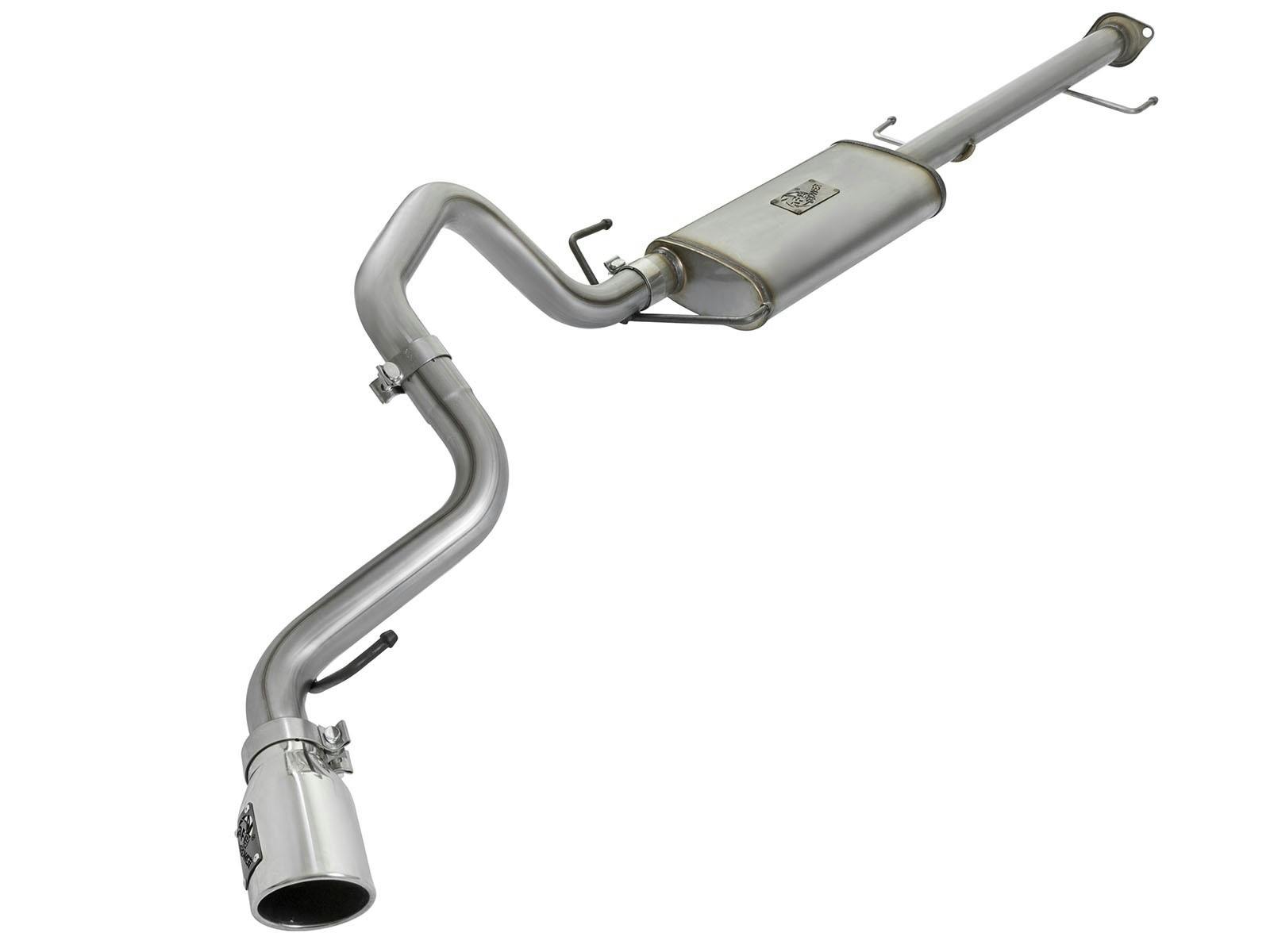 AFE 49-46027-P MACH Force-Xp 2-1/2 IN 409 Stainless Steel Cat-Back Exhaust w/Polished Tip