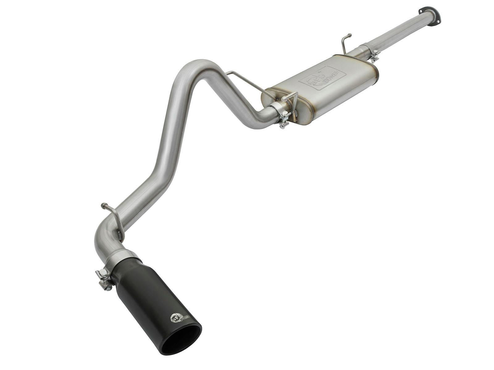 AFE 49-46031-B MACH Force-Xp 2-1/2 IN 409 Stainless Steel Cat-Back Exhaust System w/Black Tip