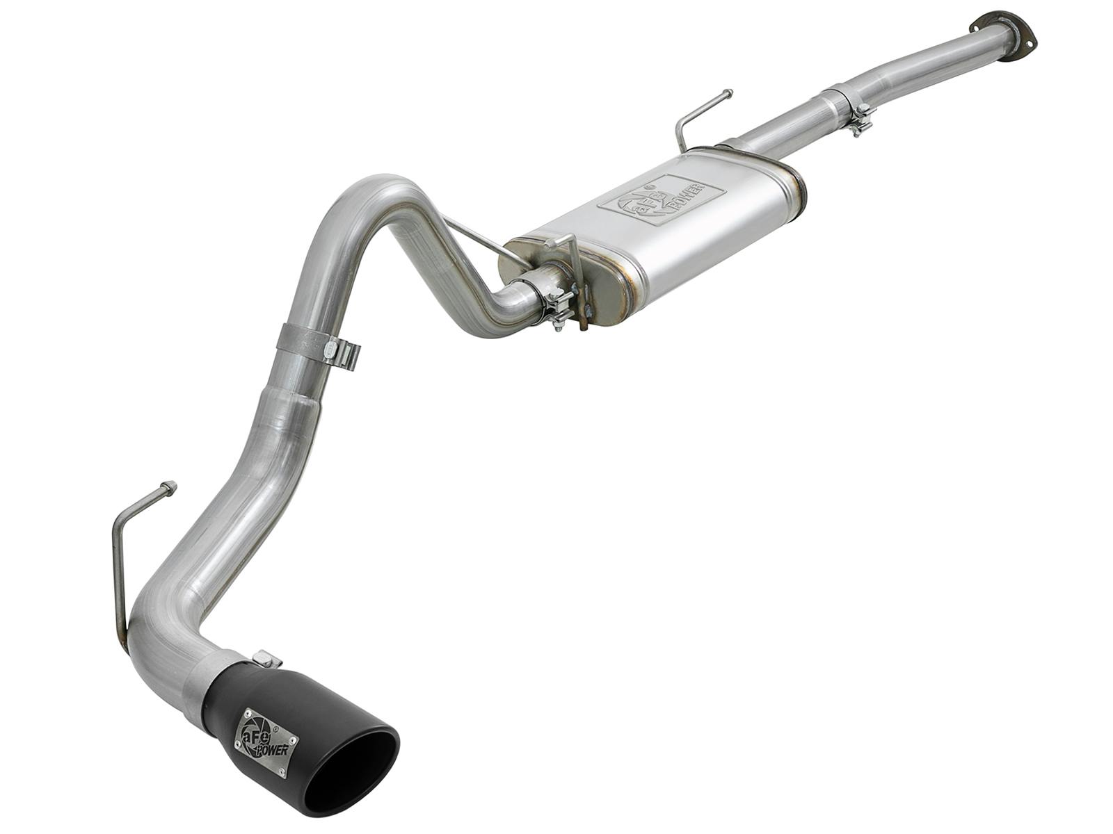 AFE 49-46042-B MACH Force-Xp 2-1/2 in 304 Stainless Steel Cat-Back Exhaust w/Black Tips
