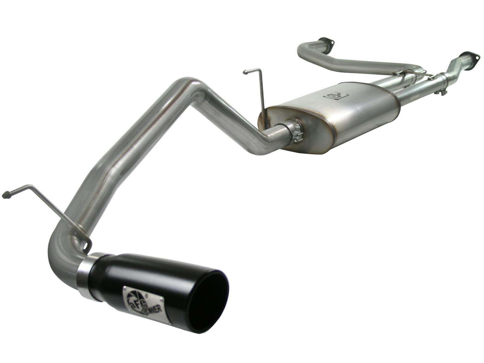 AFE 49-46102-B MACH Force-Xp 2-1/2 IN to 3 IN 409 Stainless Steel Cat-Back Exhaust w/ Black T