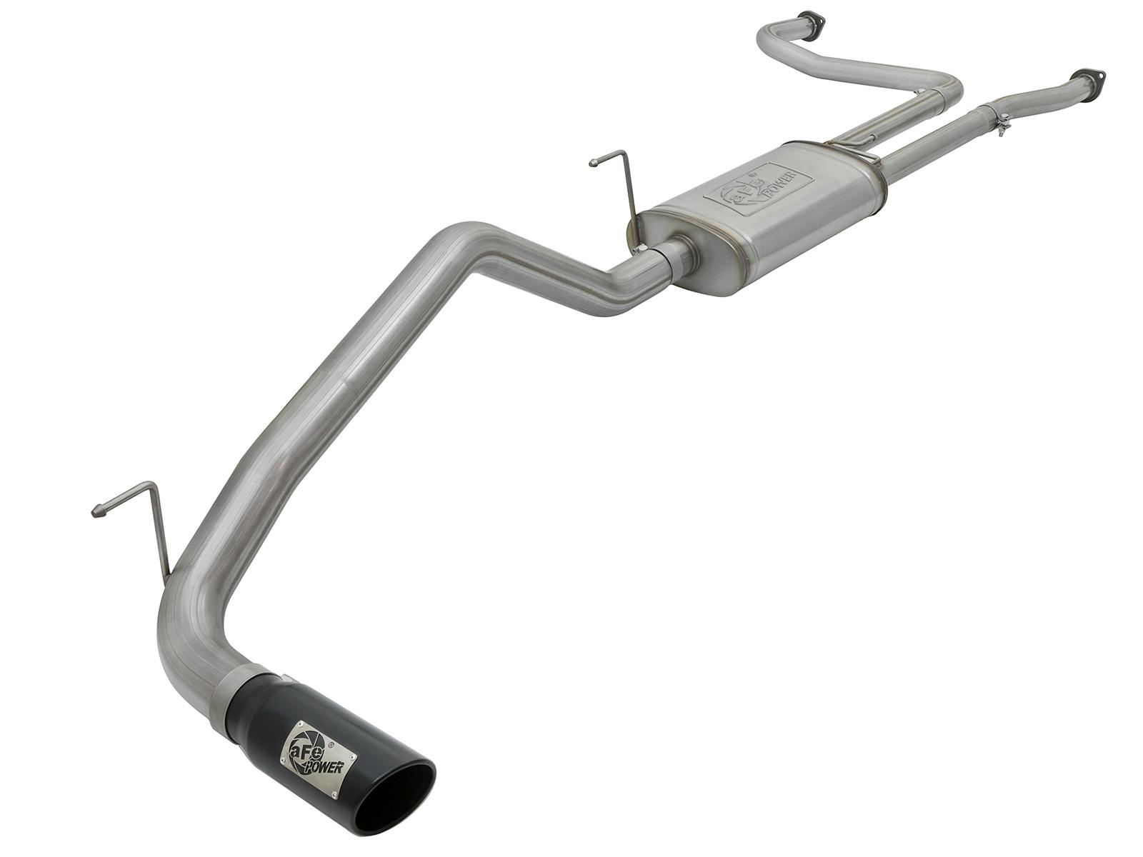 AFE 49-46125-B MACH Force-Xp 2-1/2 Cat-Back Exhaust System w/ Black Tip"