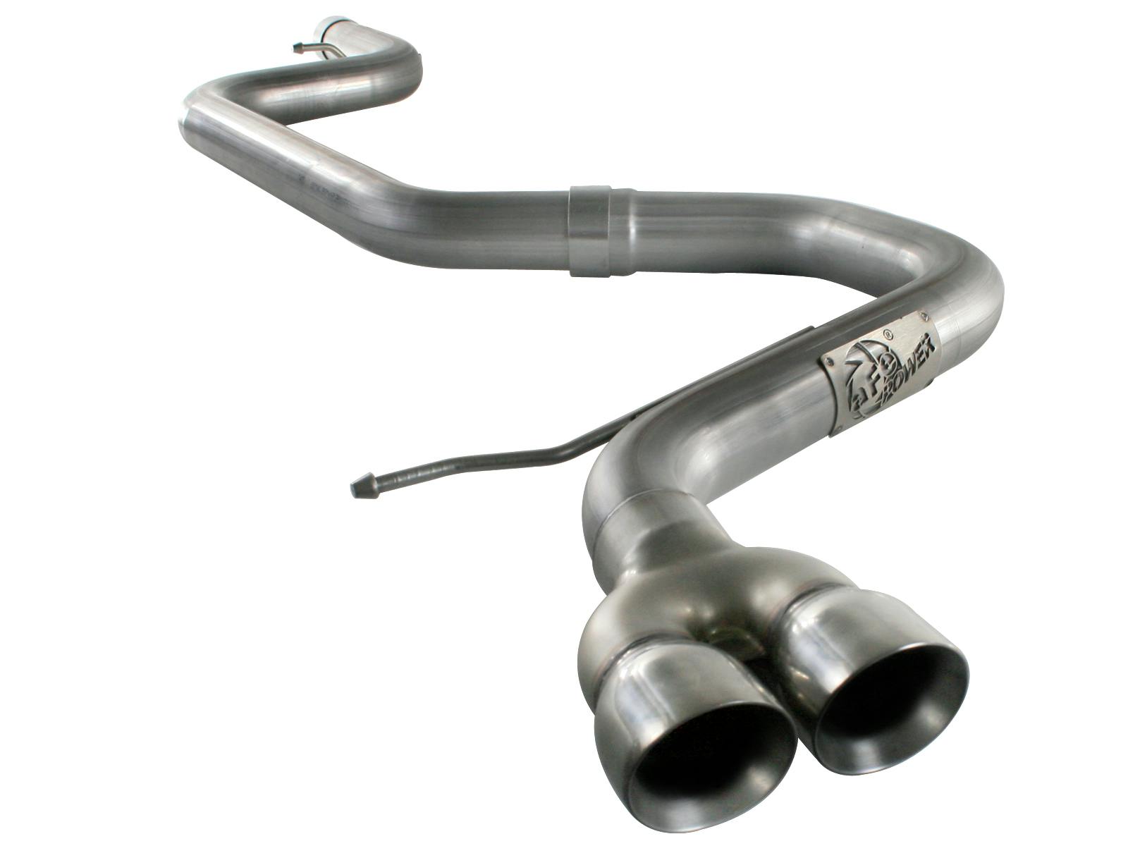 AFE 49-46402 Large Bore-HD 2-1/2 IN 409 Stainless Steel Cat-Back Exhaust System