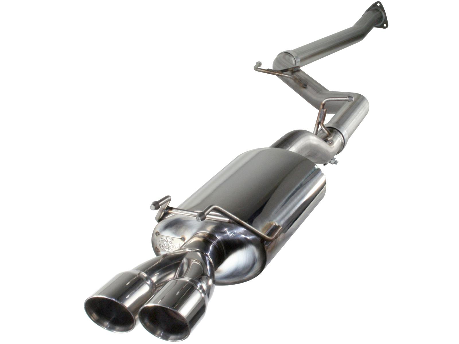 AFE 49-46602 Takeda 2-1/2 IN 409 Stainless Steel Cat-Back Exhaust System