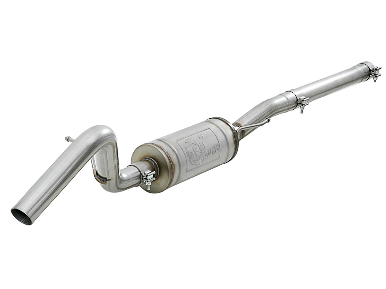 AFE 49-48063 MACH Force-Xp 2-1/2 IN 409 Stainless Steel Cat-Back Mid-Pipe w/ Muffler