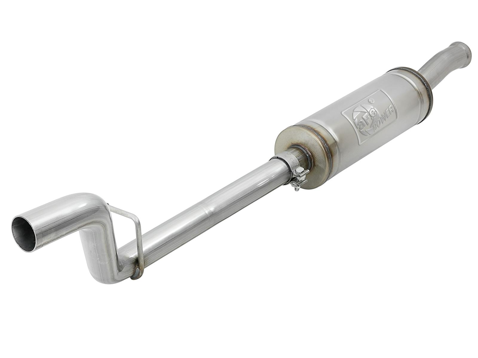 AFE 49-48064 MACH Force-Xp 2-1/2 IN 409 Stainless Steel Cat-Back Mid-Pipe w/ Muffler