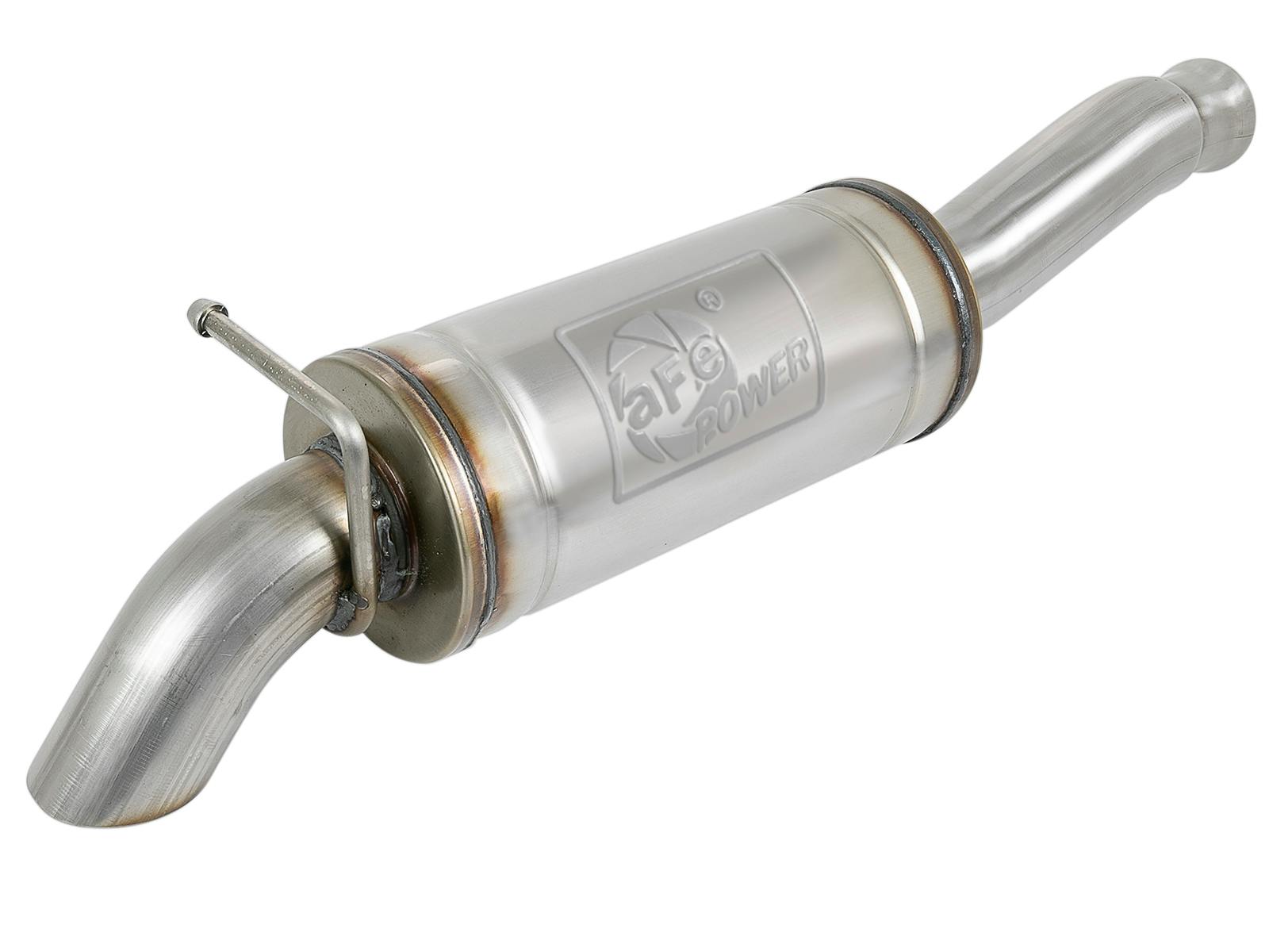 AFE 49-48074 ROCK BASHER 2-1/2 IN to 3 IN 409 Stainless Steel Cat-Back Exhaust System