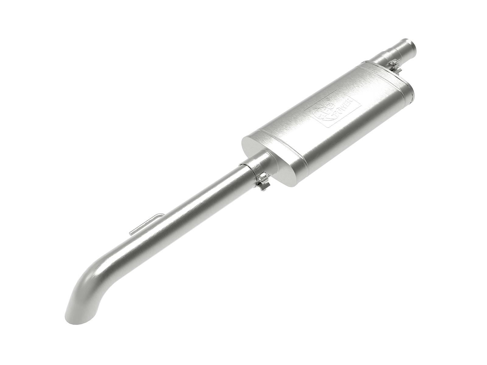 AFE 49-48082 ROCK BASHER 3 IN 409 Stainless Steel Cat-Back Hi-Tuck Exhaust System