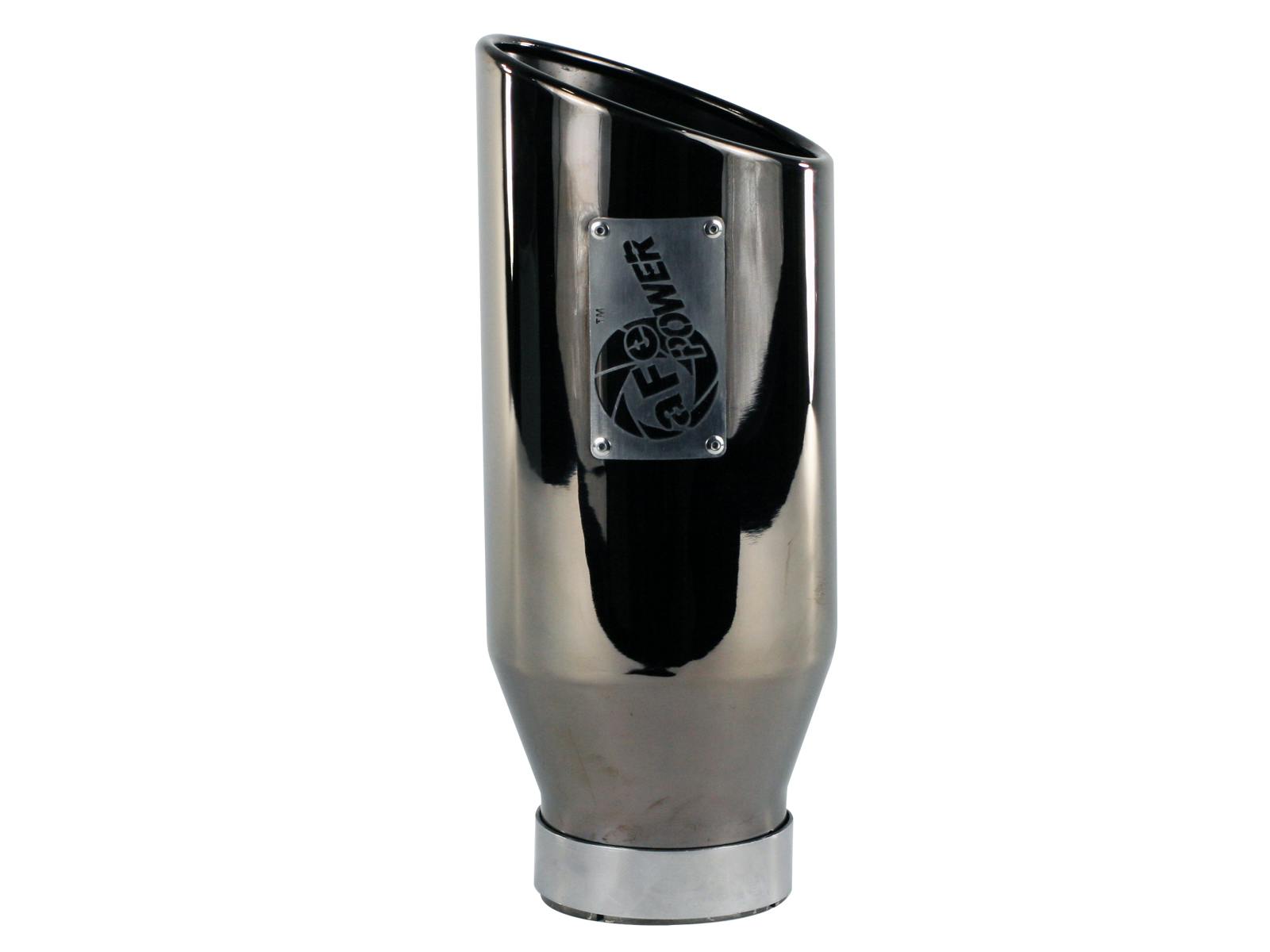 AFE 49-92018-BC MACH Force-Xp 409 Stainless Steel Clamp-on Exhaust Tip Black Chrome