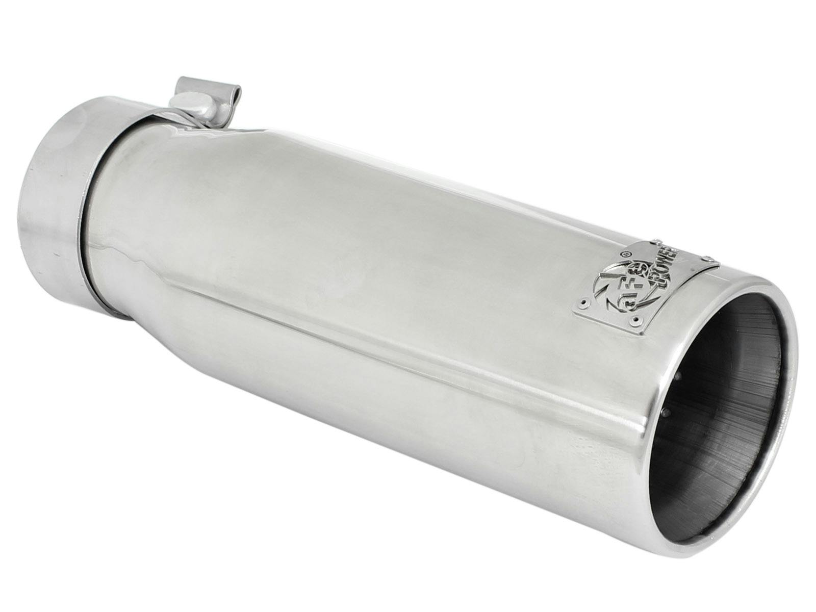 AFE 49-92043-P MACH Force-Xp 304 Stainless Steel Clamp-on Exhaust Tip Polished