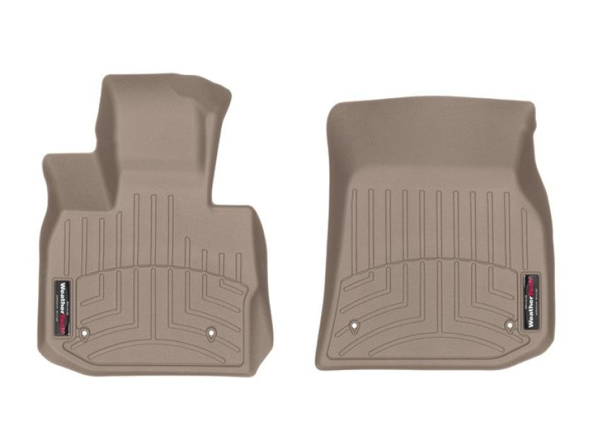 Weathertech 4512731, Floor Liner, DigitalFit (R), Molded Fit, Raised Channels With A Lower Reservoir, Tan, High-Density Tri-Extruded Material, 2 Piece