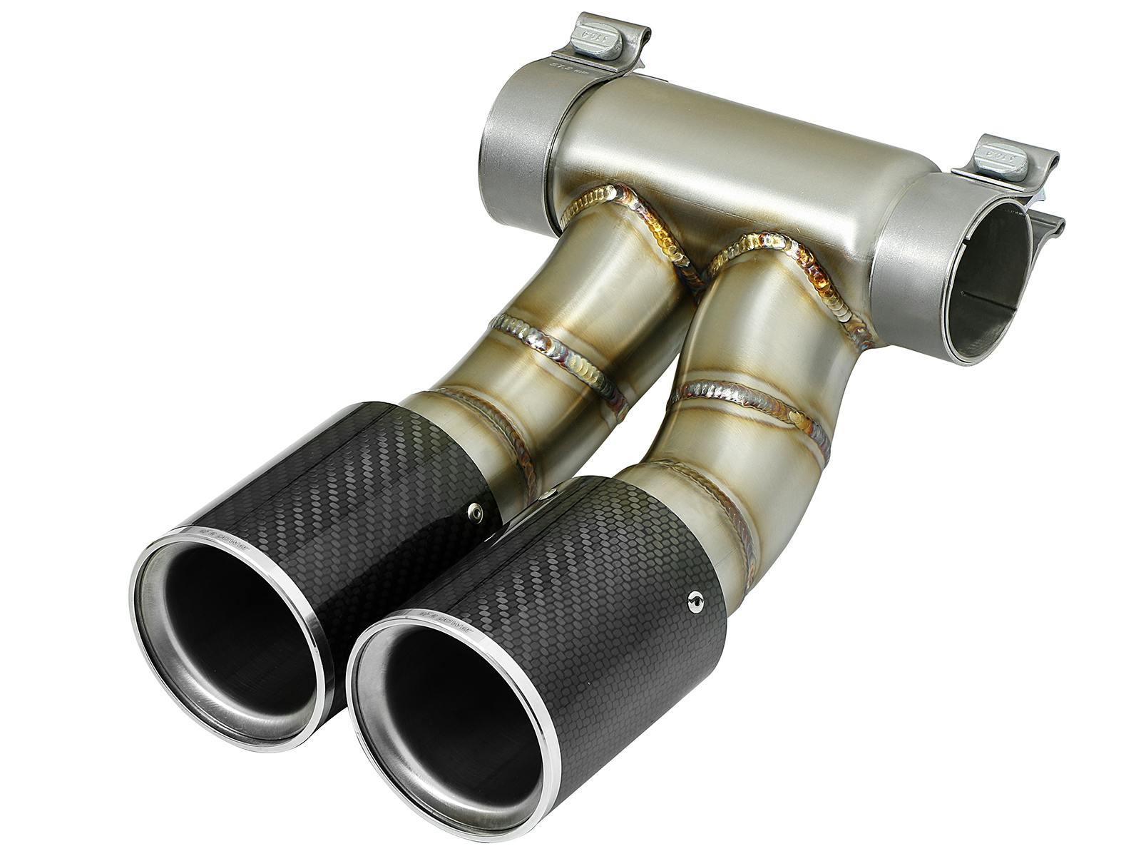 AFE 49C36413-C MACH Force-Xp 3-1/2 IN Carbon Fiber OE Replacement Exhaust Tips