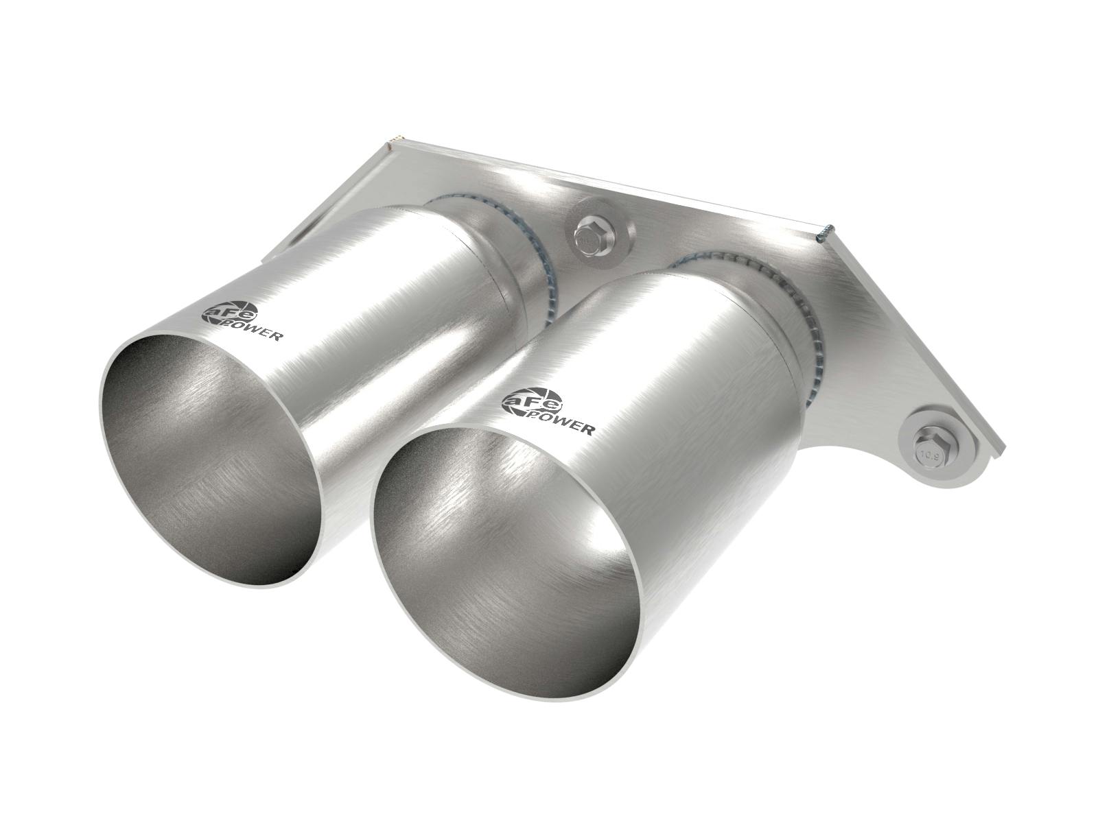 AFE 49C36435-H MACH Force-Xp 4 IN Brushed Finish OE Replacement Exhaust Tips