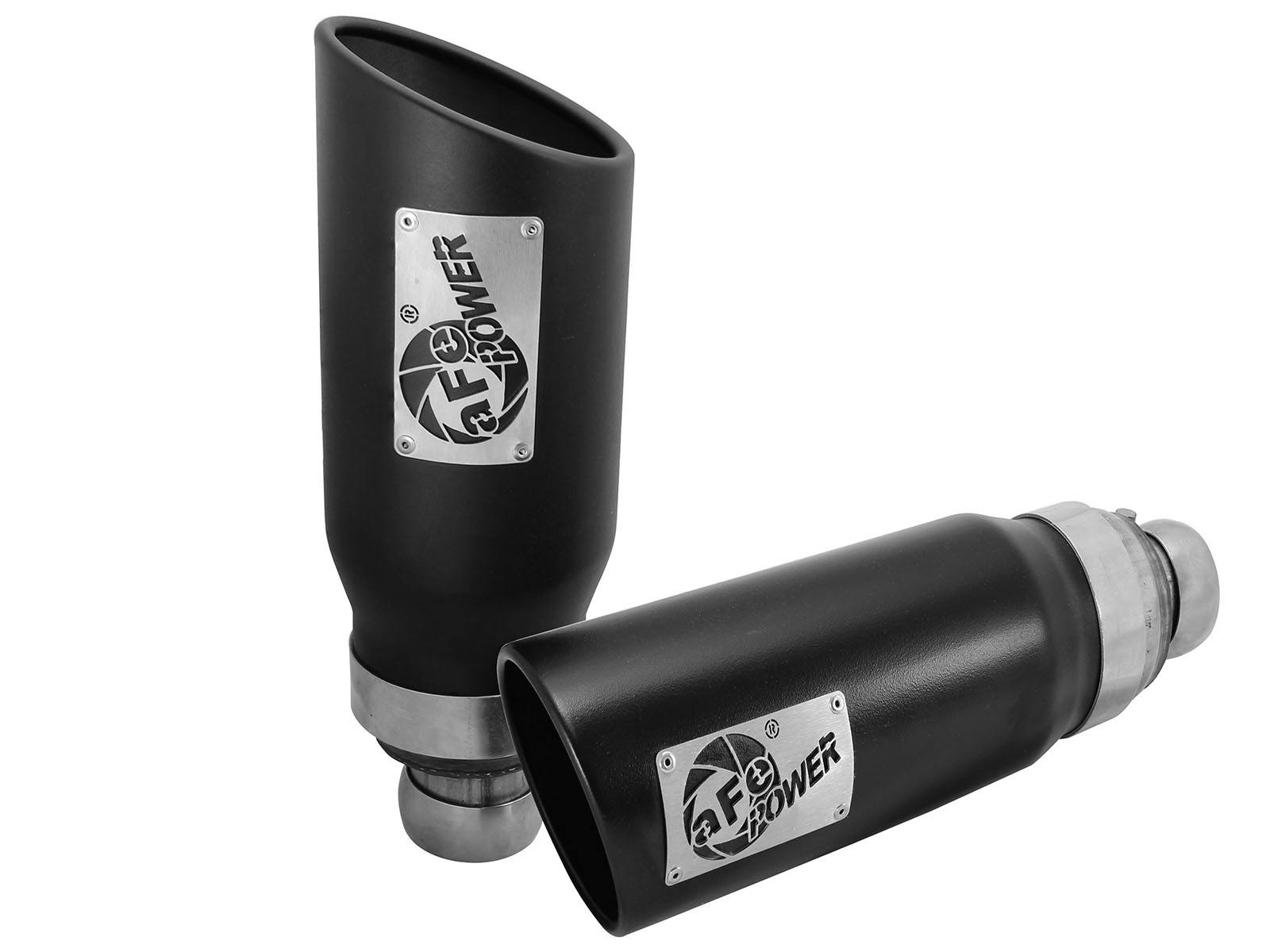 AFE 49C42046-B MACH Force-Xp 409 Stainless Steel OE Replacement Exhaust Tip Black