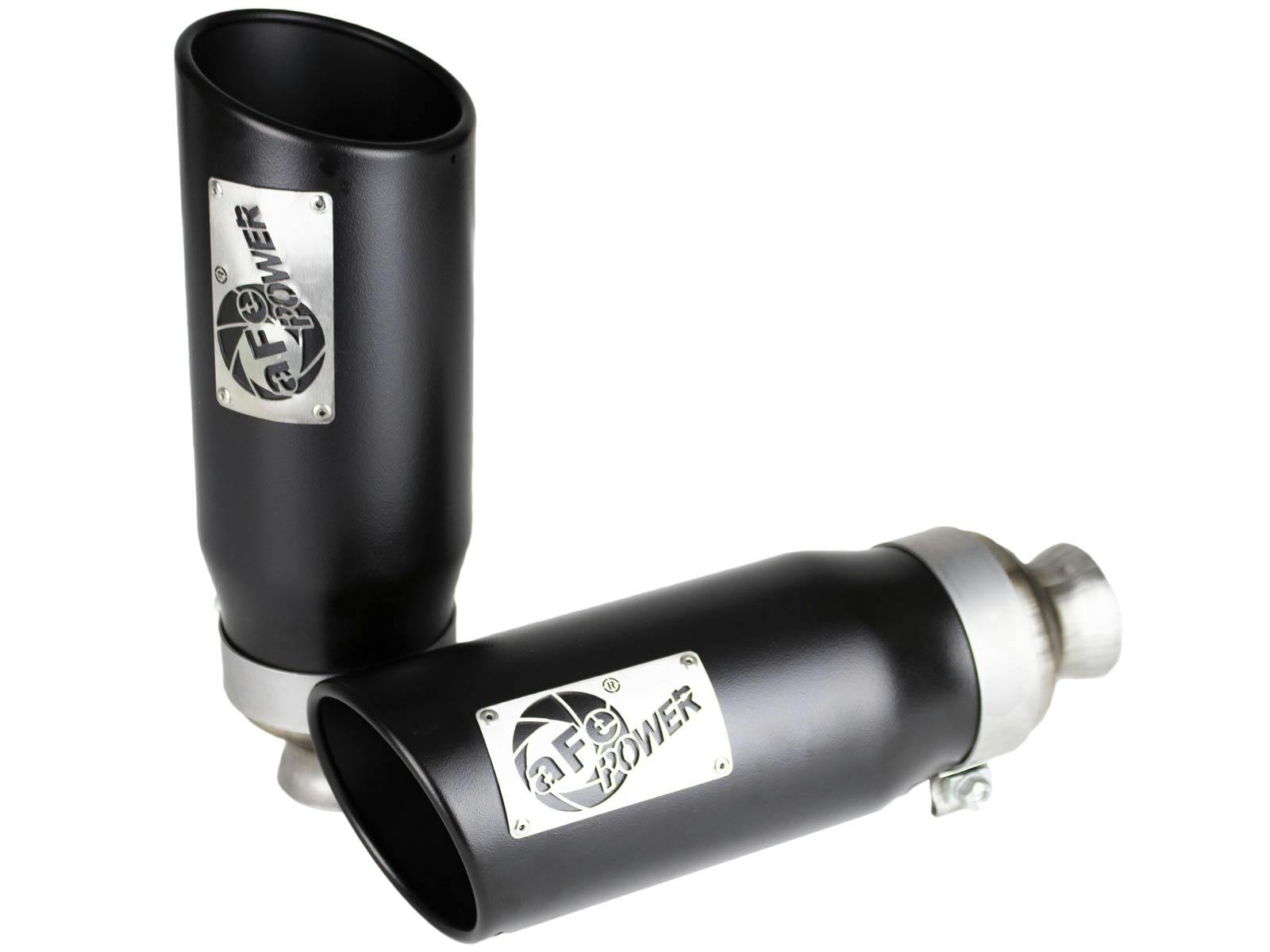 AFE 49C42073-B MACH Force-Xp 409 Stainless Steel OE Replacement Exhaust Tip Black