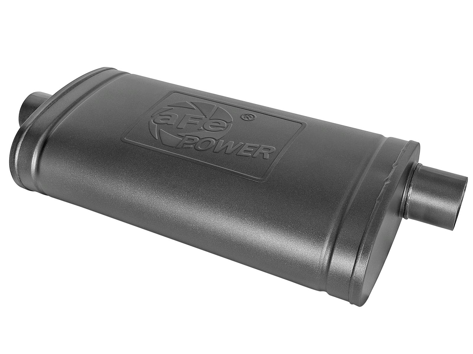 AFE 49M00016-B MACH Force-Xp 409 Stainless Steel Muffler w/ High-Temp Metallic Black finish