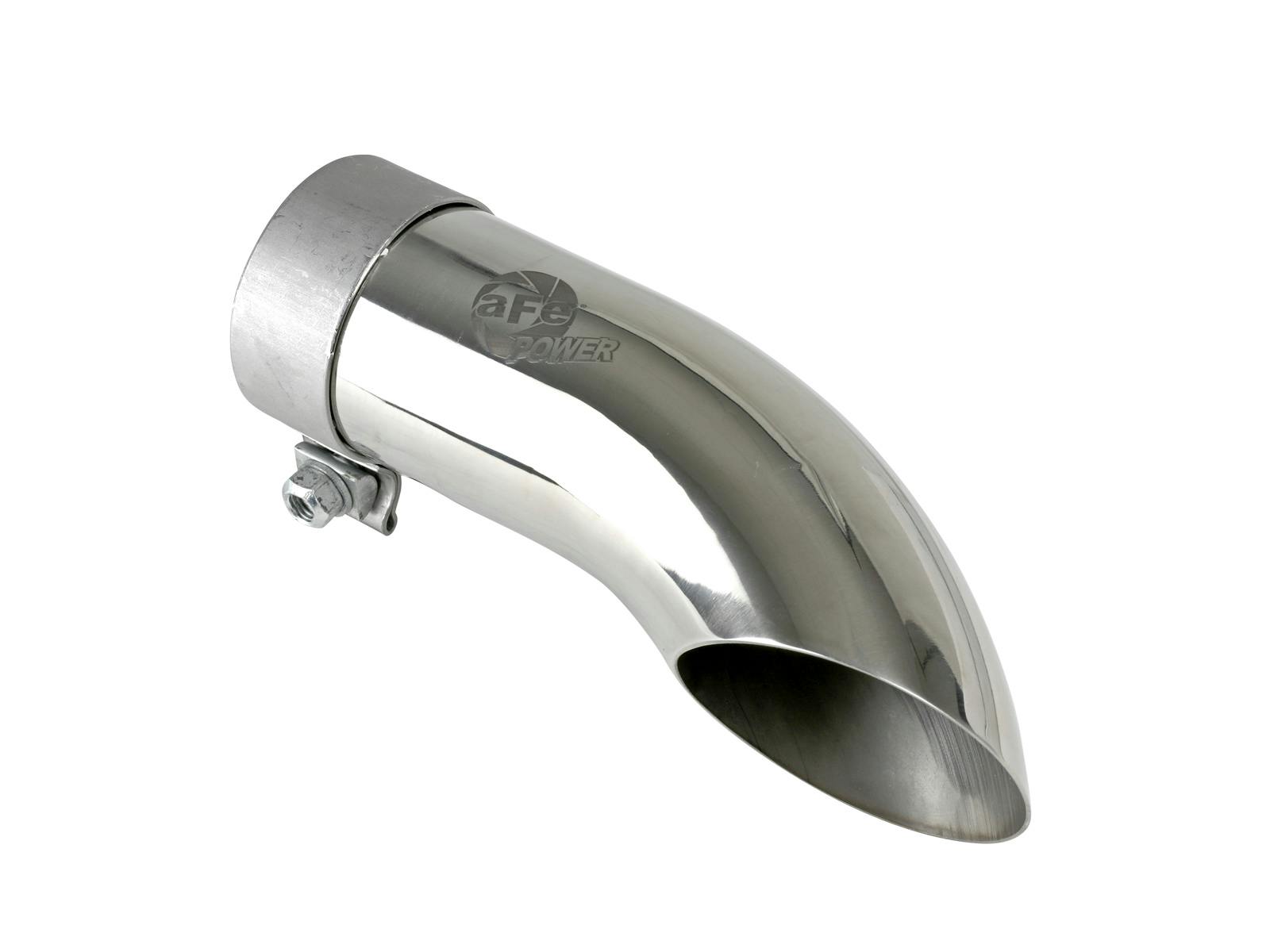 AFE 49T25254-P09 MACH Force-Xp 304 Stainless Steel Clamp-on Exhaust Tip Polished