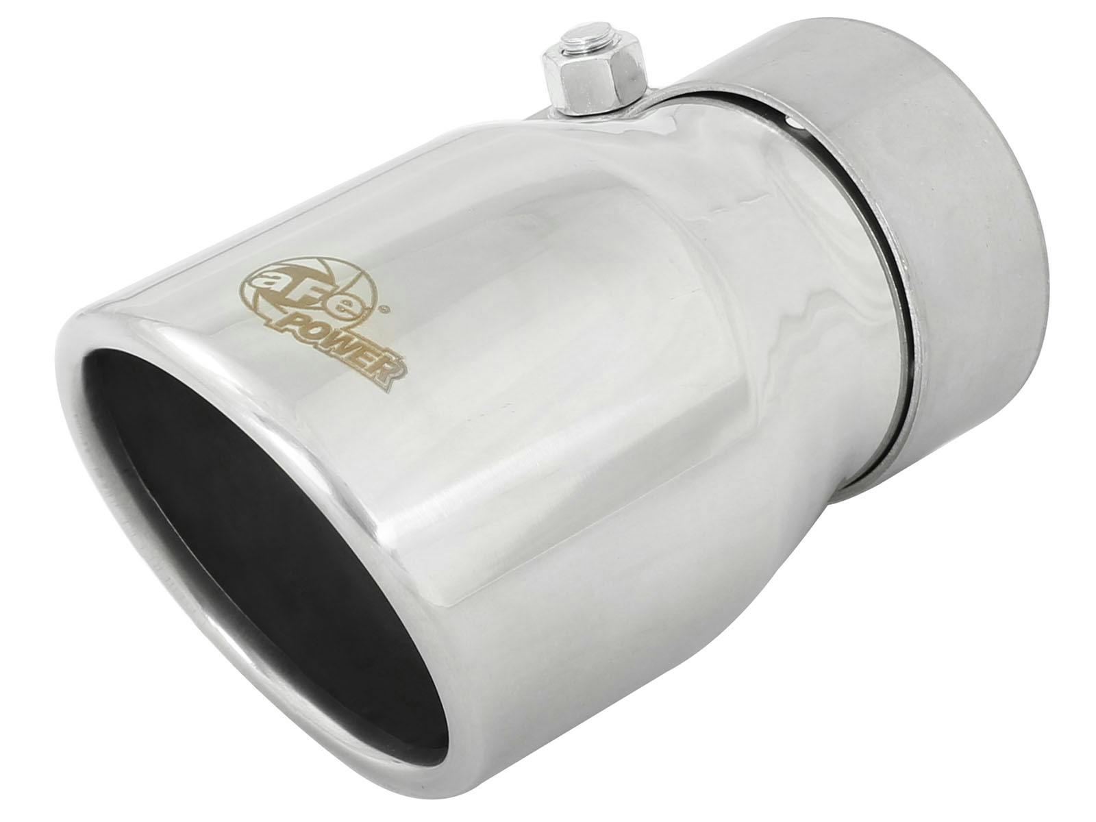 AFE 49T25354-P06 MACH Force-Xp 304 Stainless Steel Clamp-on Exhaust Tip Polished