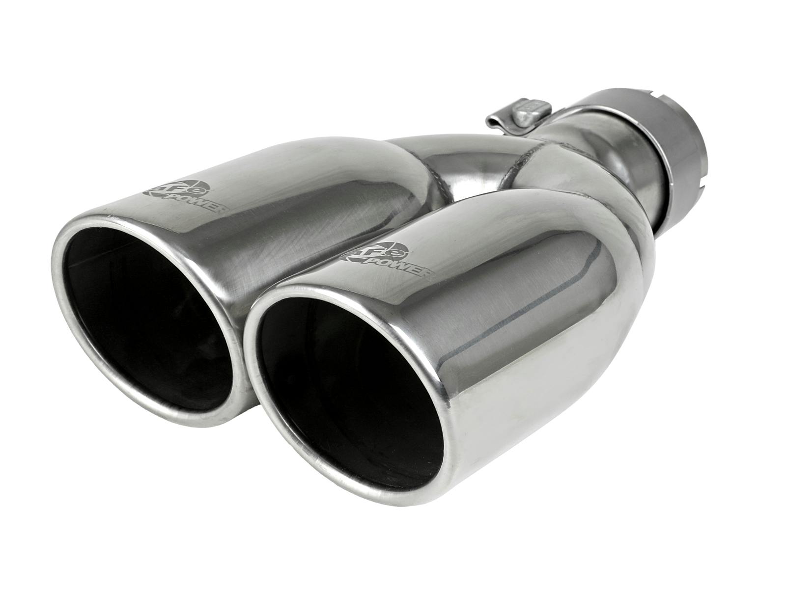 AFE 49T25374-P12 MACH Force-Xp 304 Stainless Steel Clamp-on Exhaust Tip Polished