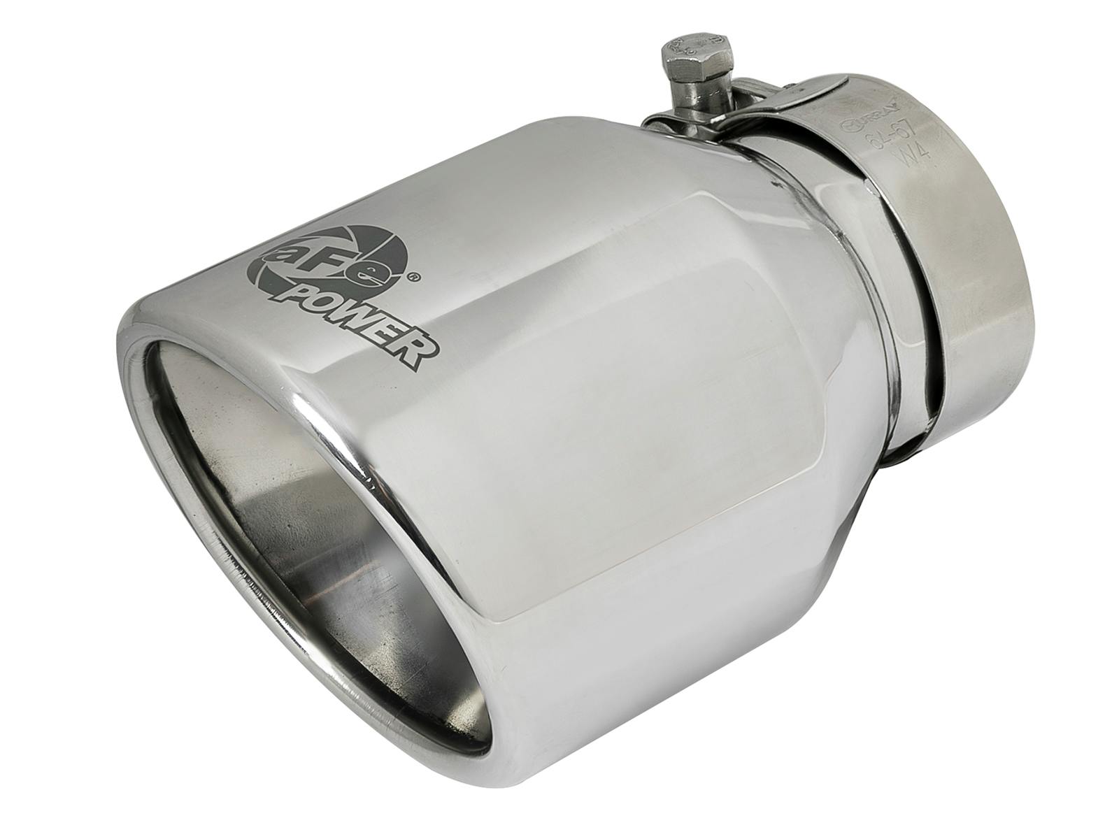 AFE 49T25404-P06 MACH Force-Xp 304 Stainless Steel Clamp-on Exhaust Tip Polished