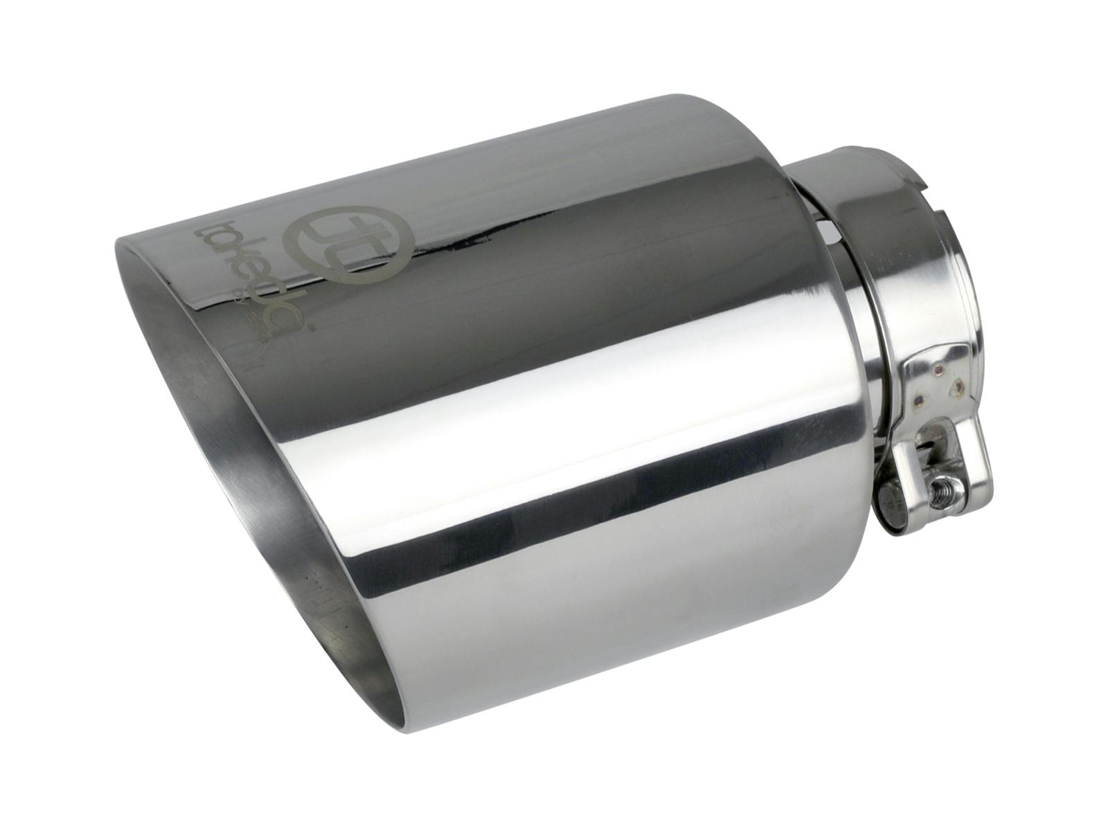 AFE 49T25454-P07 Takeda 304 Stainless Steel Clamp-on Exhaust Tip Polished